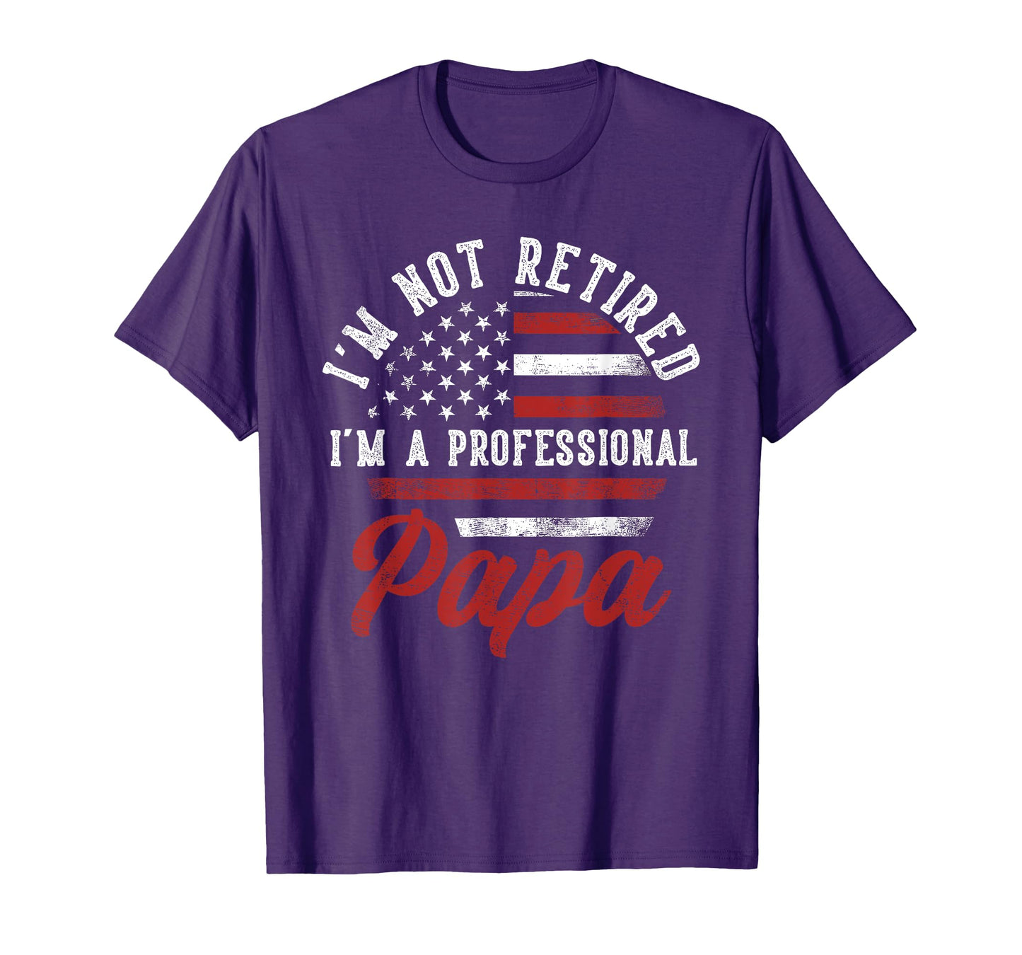 I'm Not Retired I'm A Professional Papa Funny T-Shirt