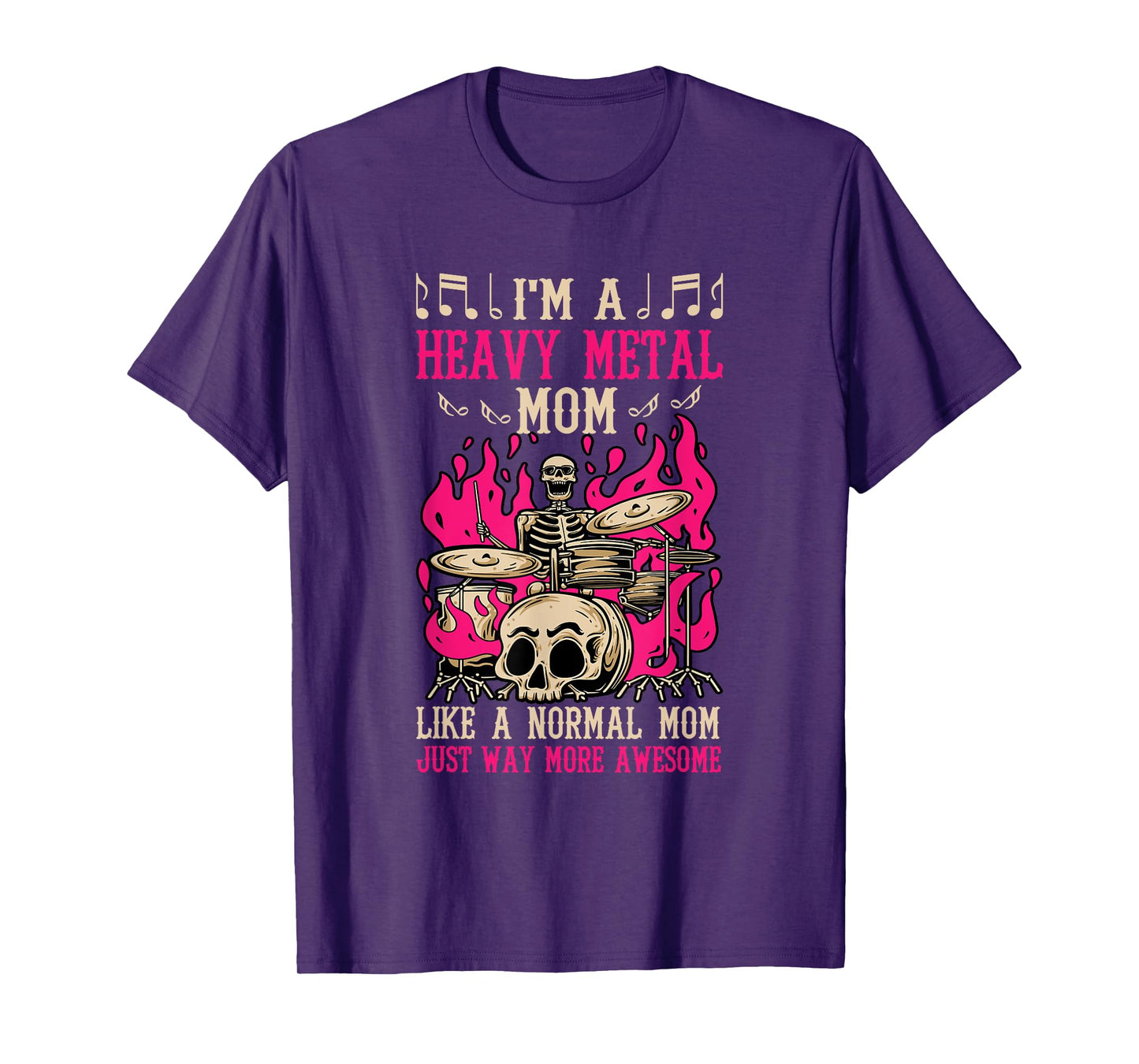 I'm A Heavy-metal Mom Hardrock Mother T-Shirt