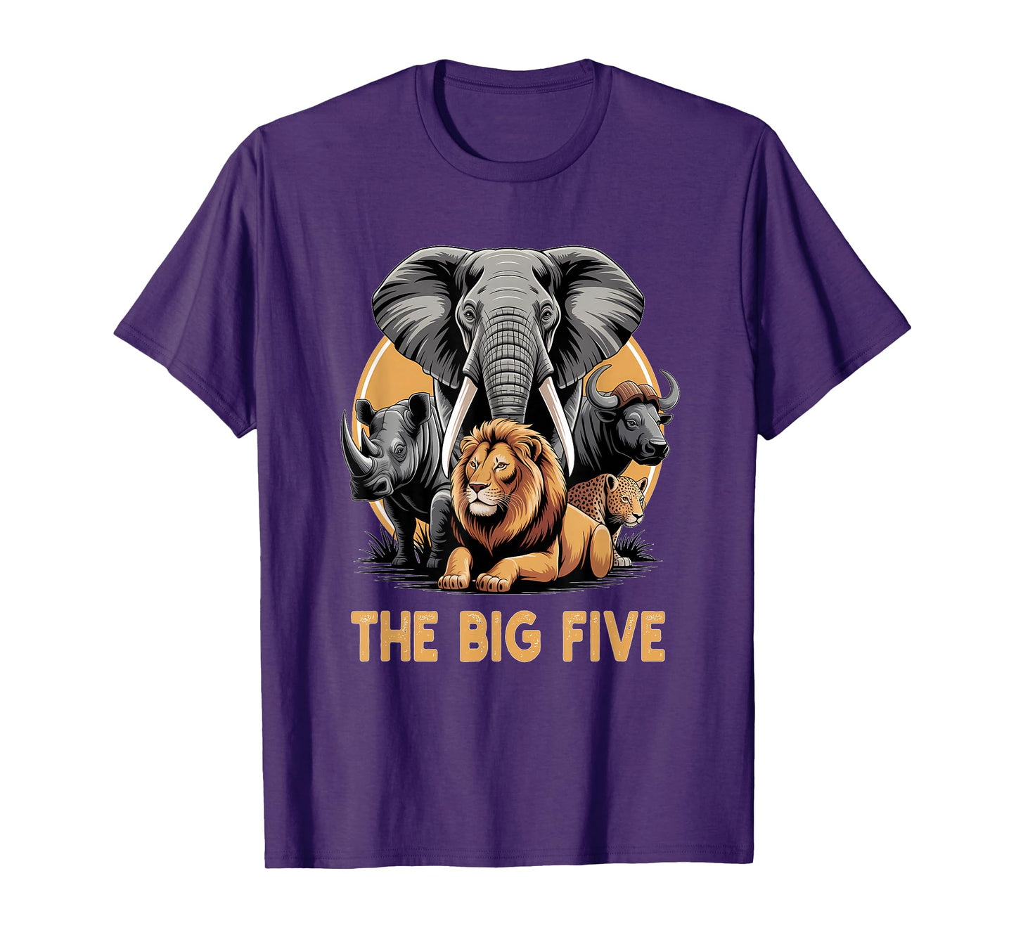 Big 5 Wildlife South Africa Safari Africa's Big Five T-Shirt