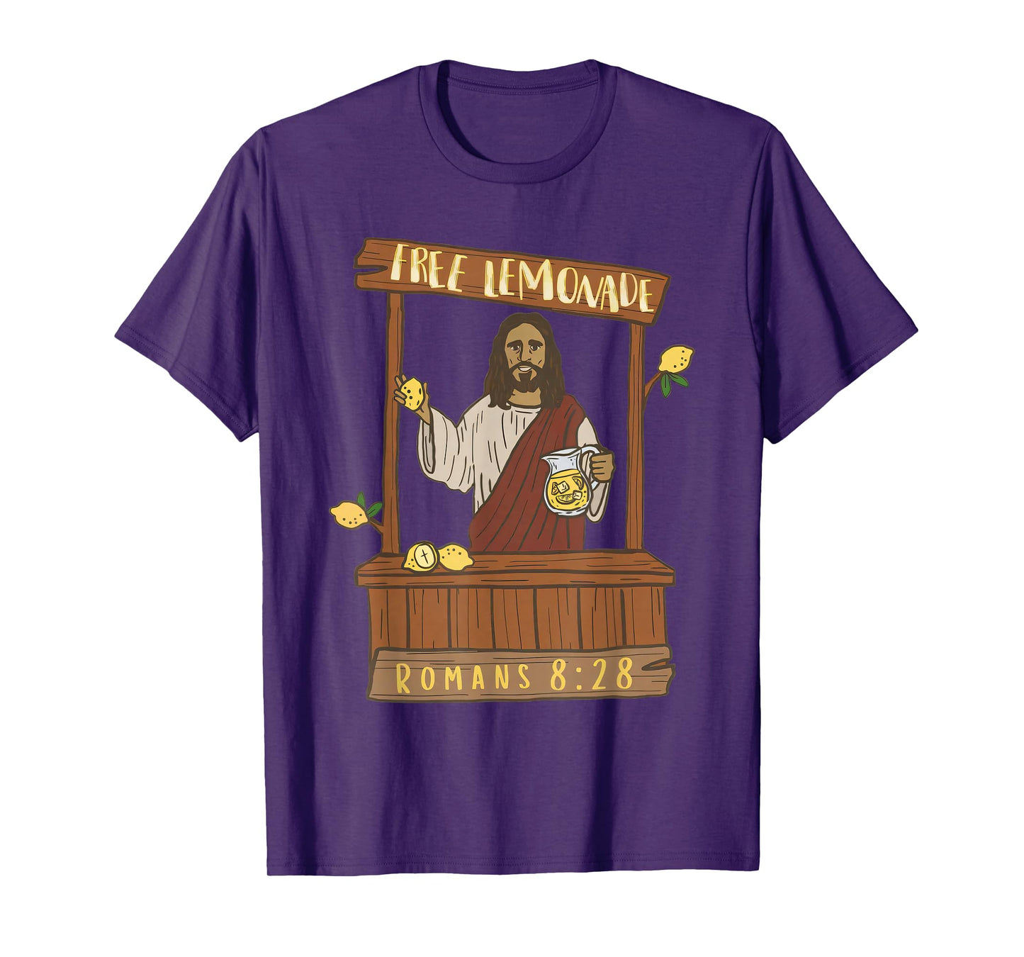 When Life Gives Lemons Jesus Maked Lemonade Divine Humor T-Shirt
