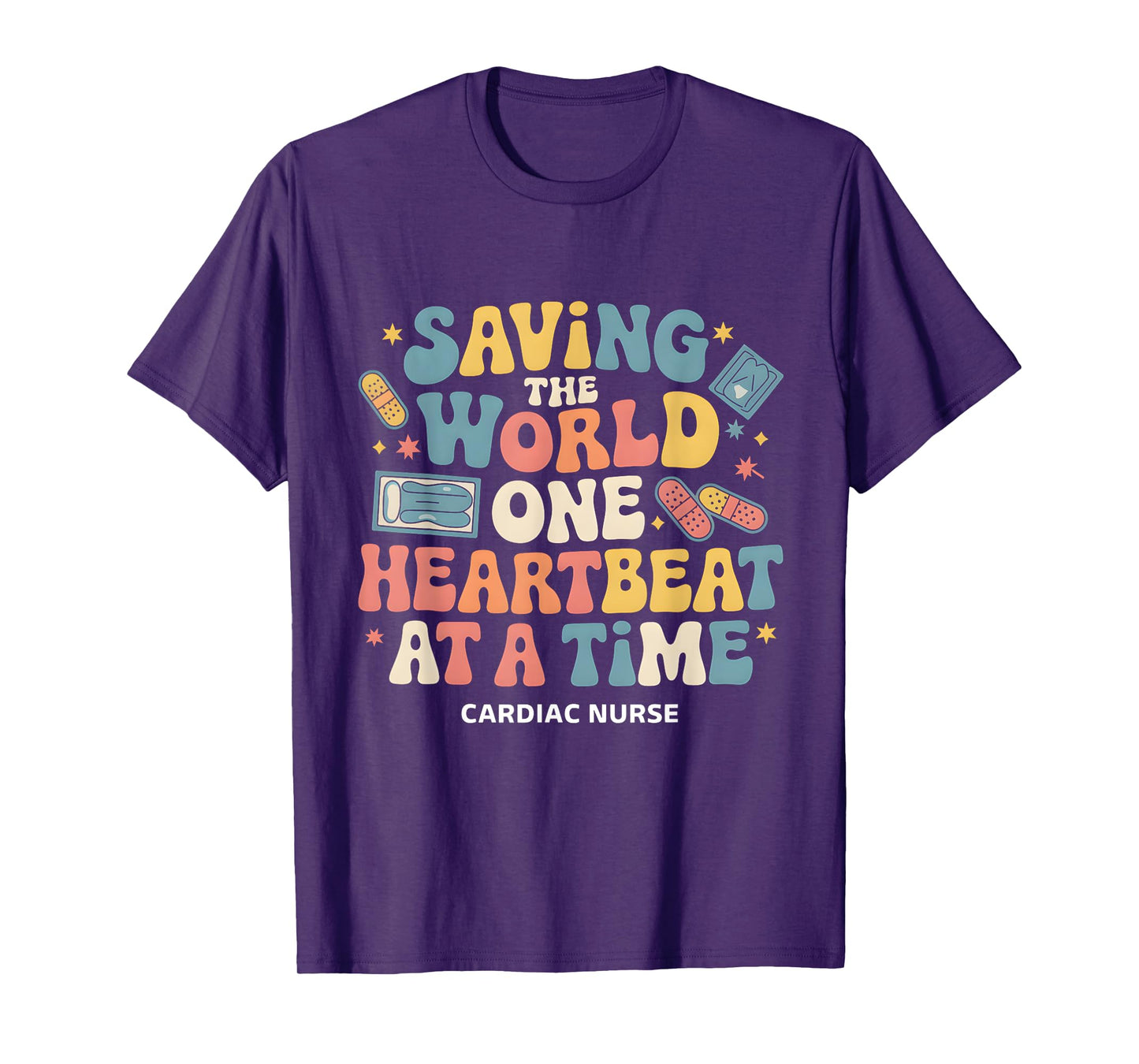 Cardiac Nurse Heart Cardiology Nursing Appreciation Week T-Shirt