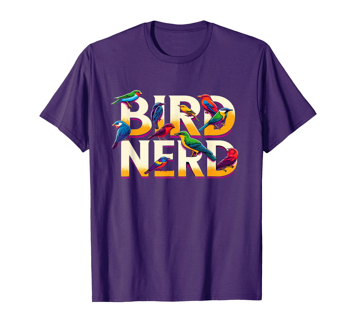 Bird Nerd Funny Birdwatching Birdwatcher Bird Lover T-Shirt