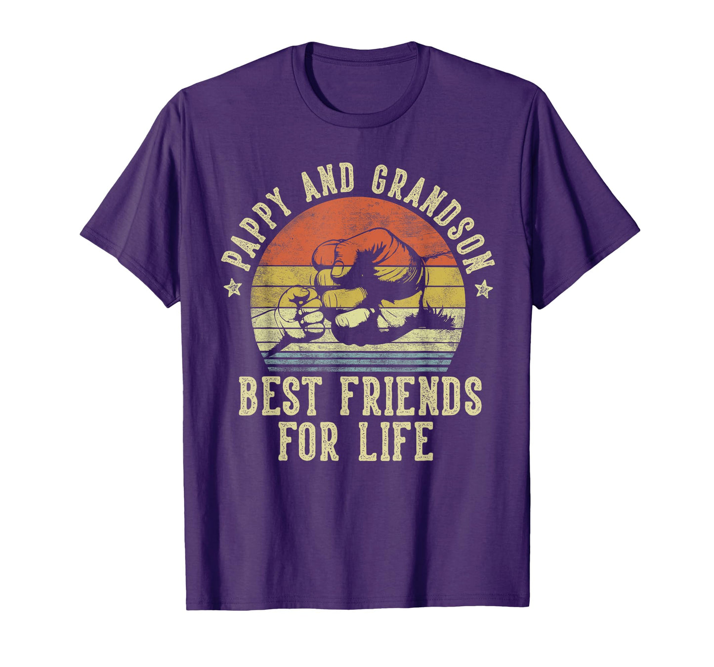 Pappy and Grandson Best Friends for Life Funny Pappy T-Shirt