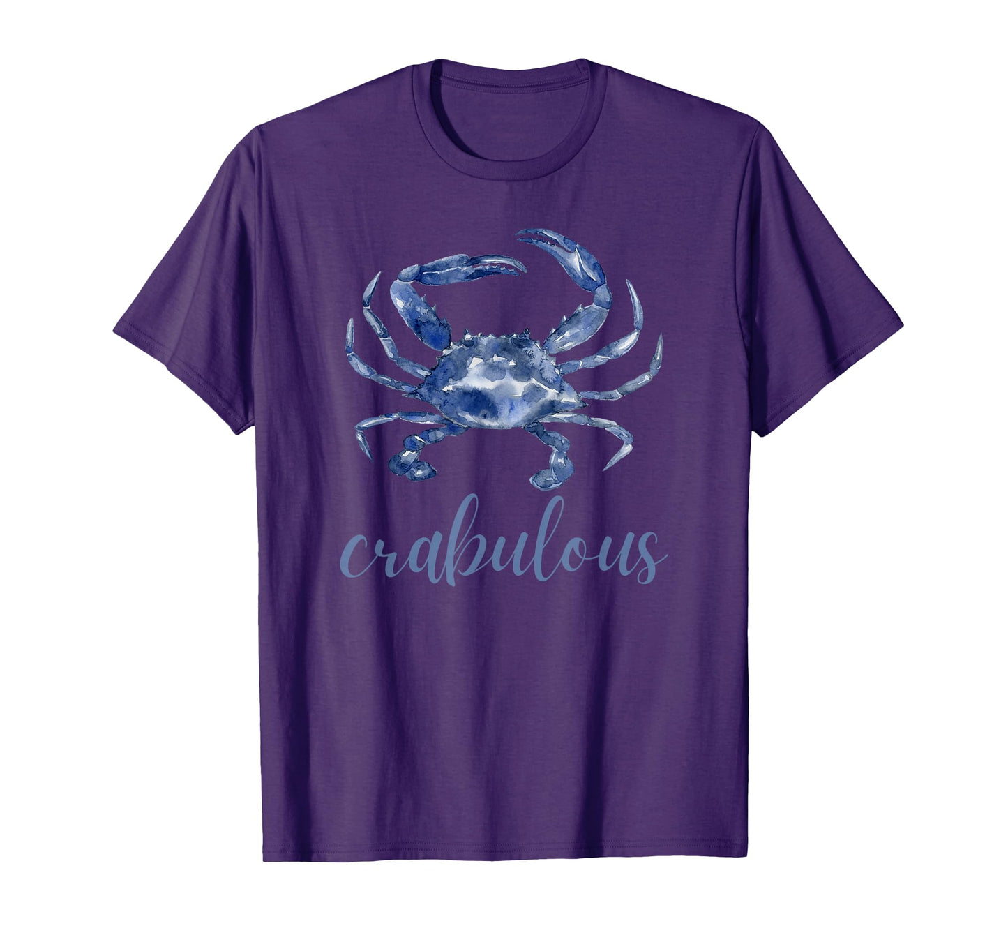 Crab Crabulous Fisherman Coastal Sea Life Womens Top T-Shirt