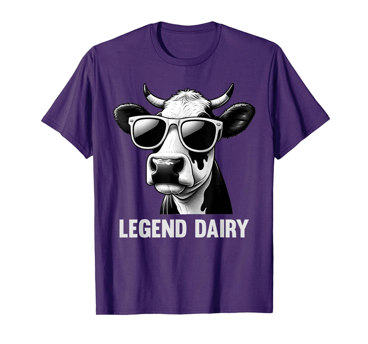 Legend Dairy Funny Farmer Cow Farmer Pun Graphic T-Shirt