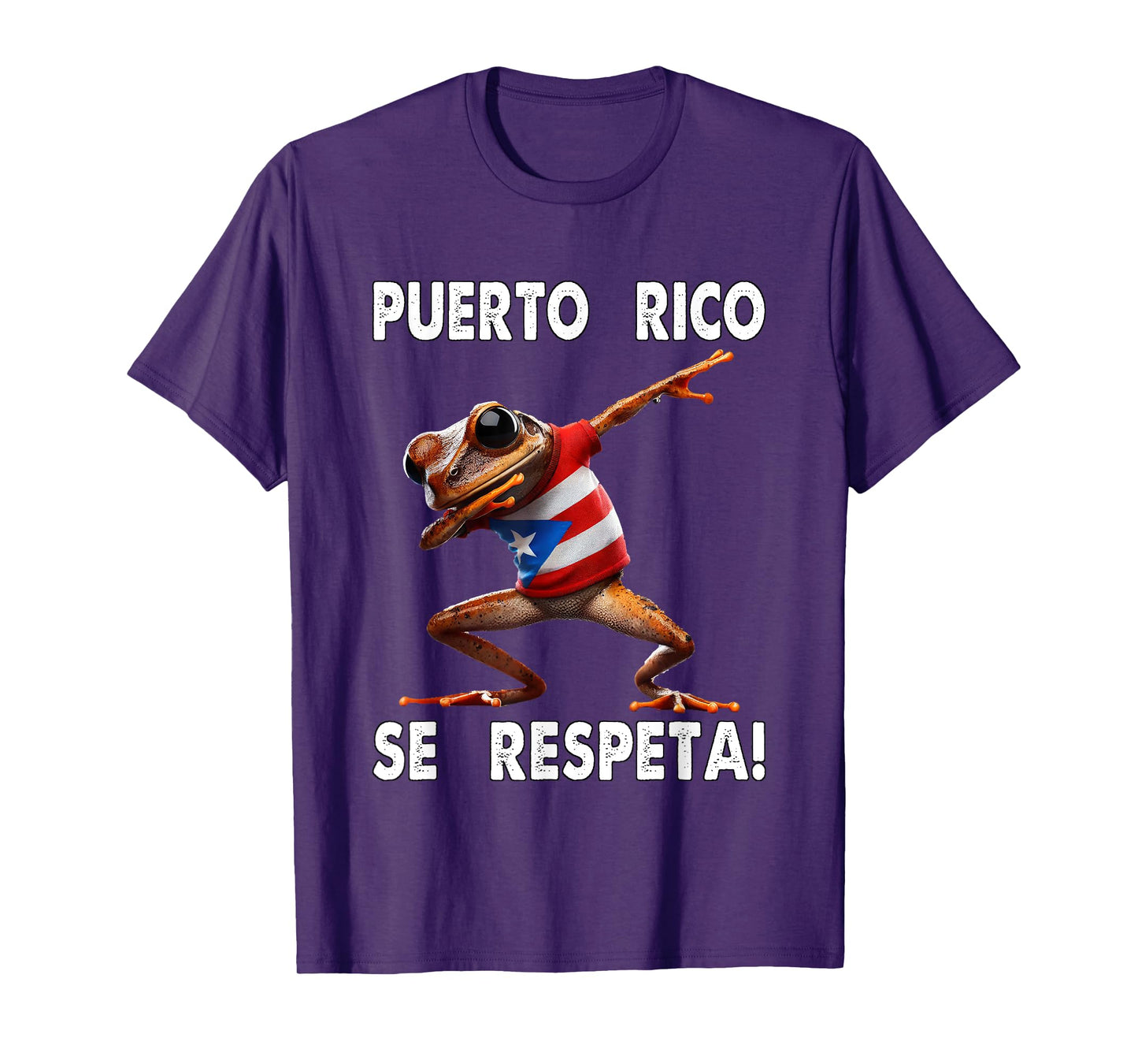 Puerto Rico Se Respeta Coqui Dab PR Flag Boricua T-Shirt