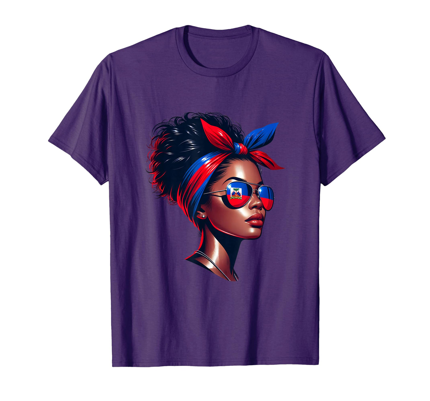 Haitian Flag Day Queen Haiti Flags Men Women Boys Girls Kids T-Shirt