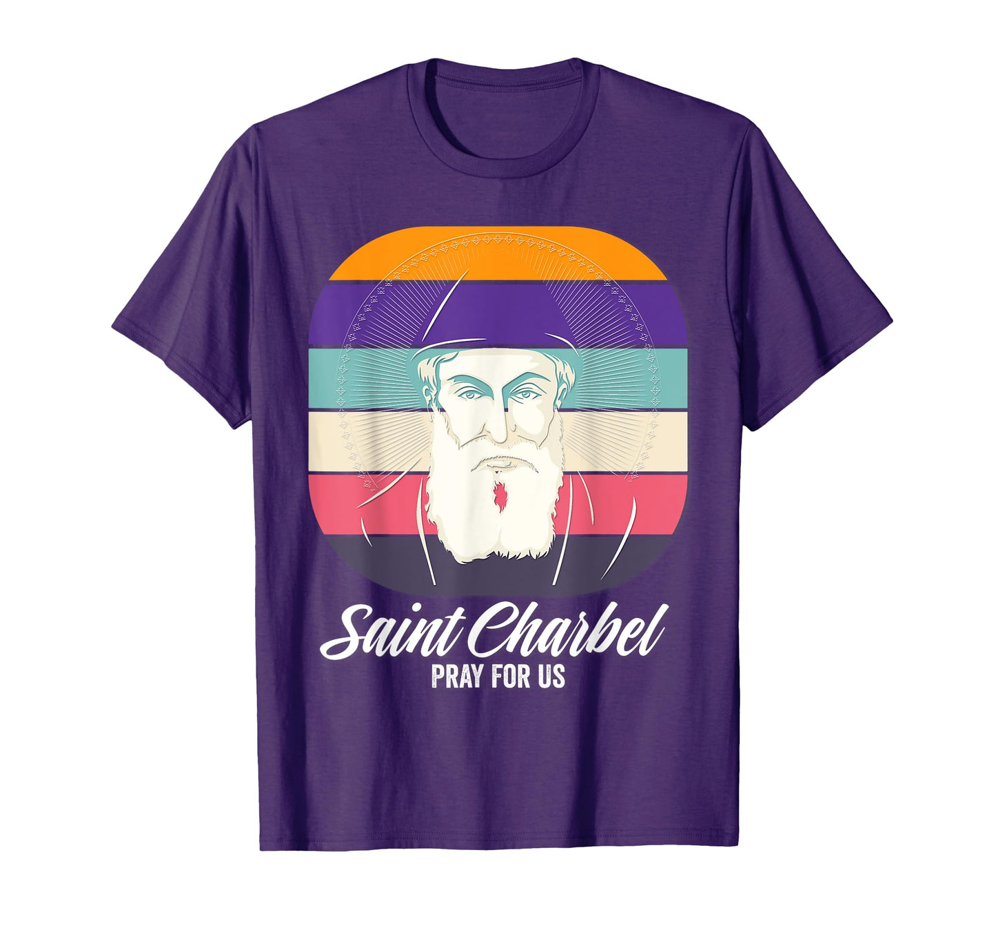 Saint Charbel Makhlouf Maronite Monk and Priest Catholic T-Shirt