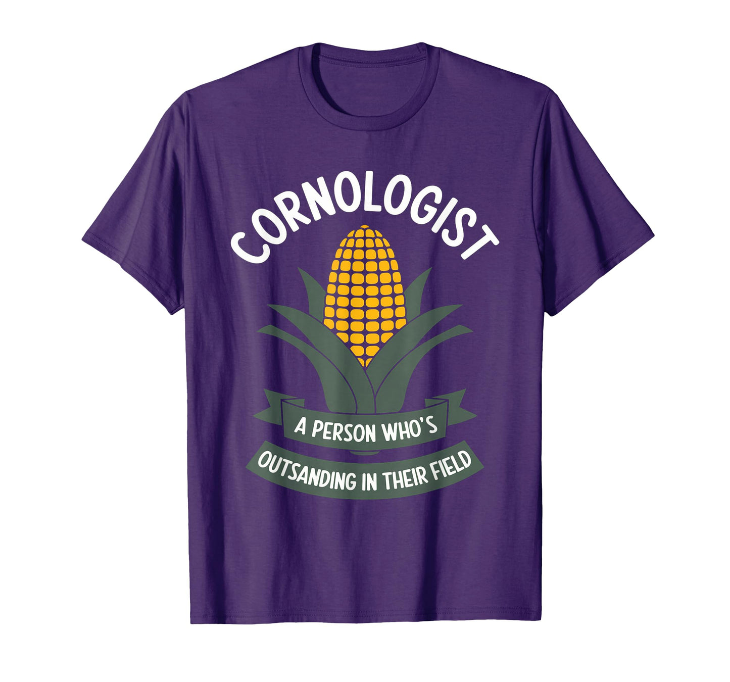 Funny Farming Saying Cornologist Definition Corn Farmer Men T-Shirt