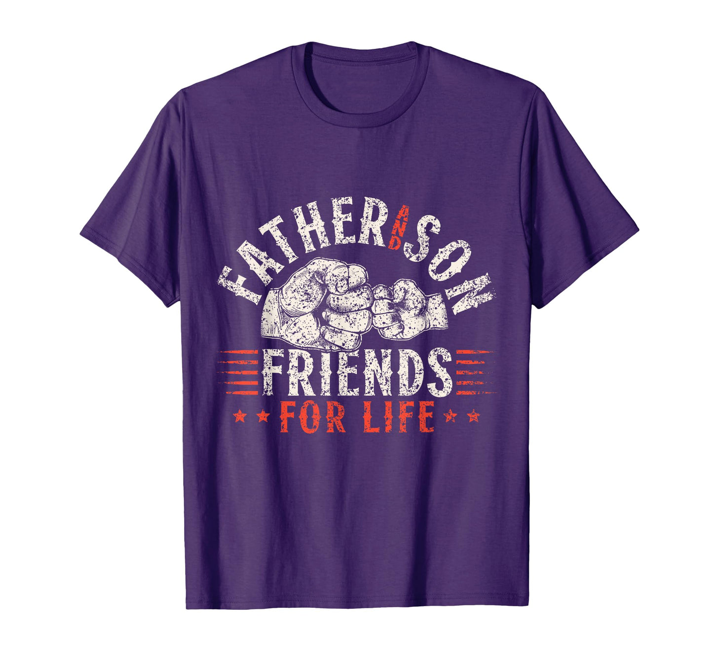 Father and Son Friends for Life Matching Dad Father Son T-Shirt