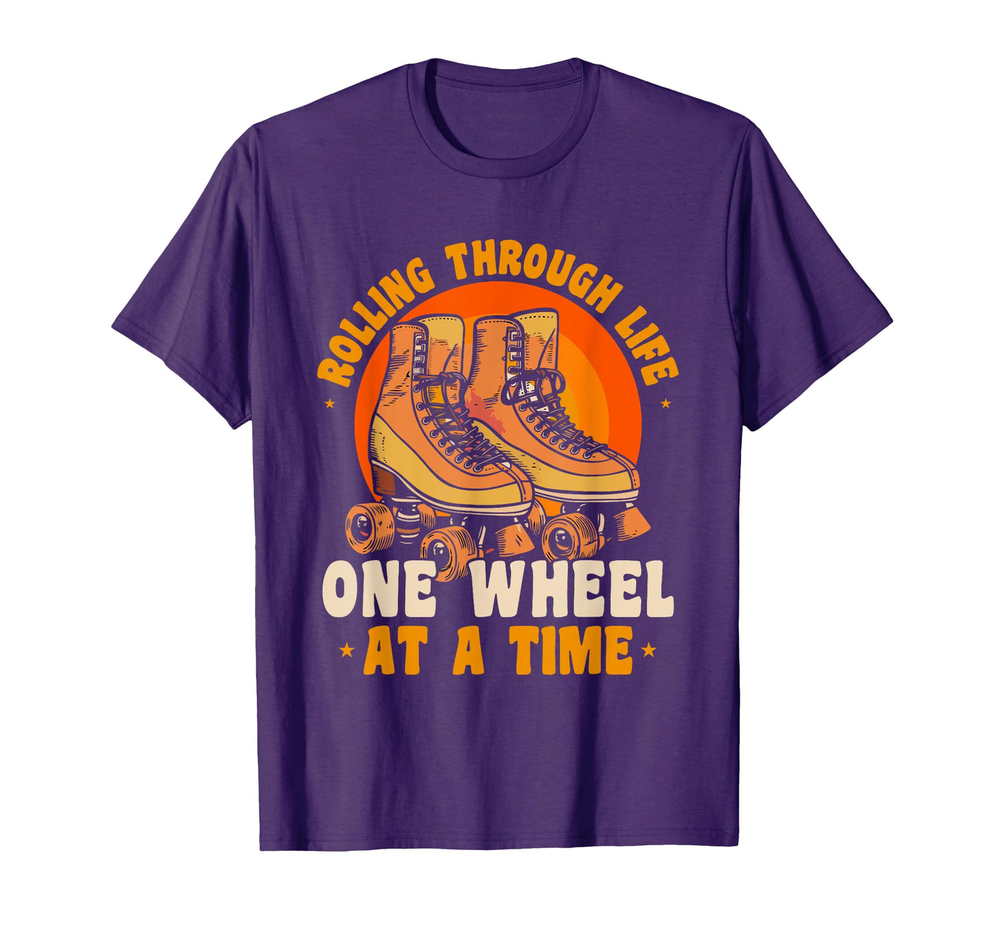 Roller Skate Rolling Through Life Roller Skater T-Shirt