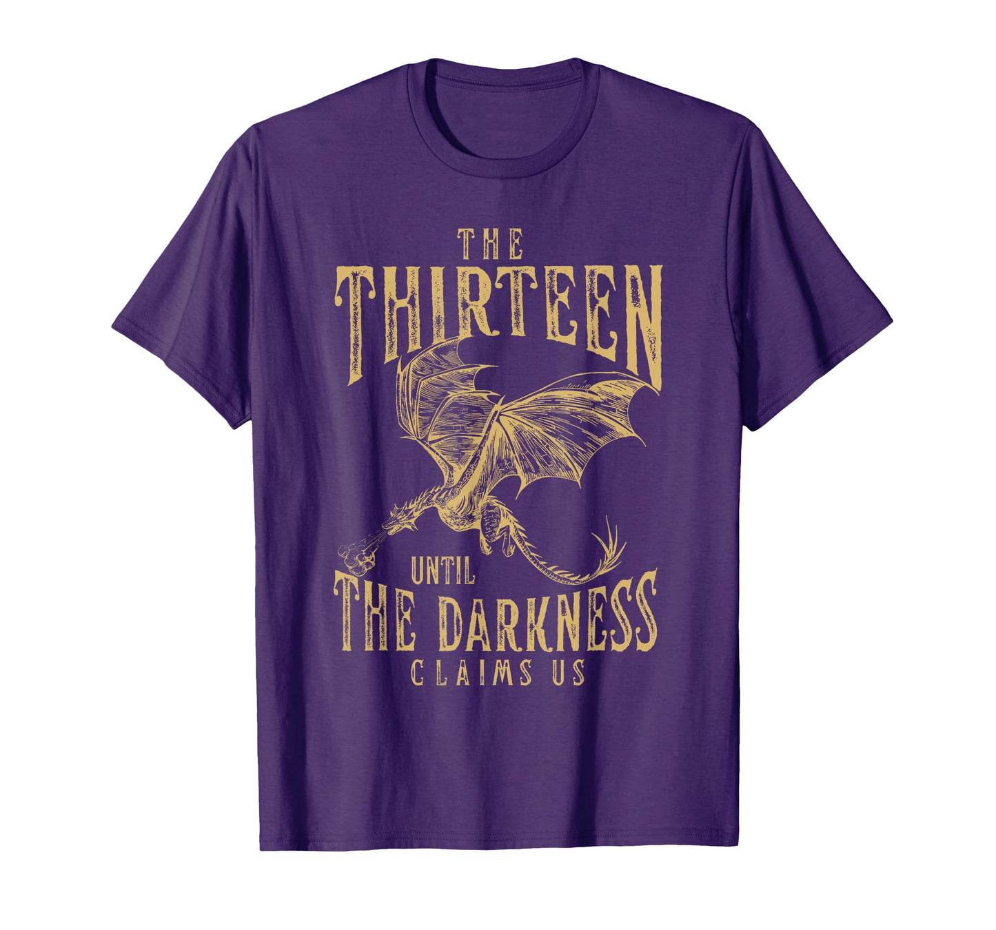 Retro Vintage The Thirteen Until the Darkness Claims Us Book T-Shirt