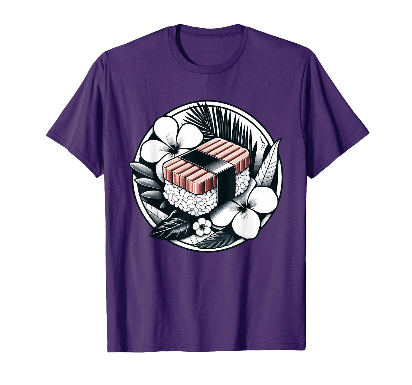 Aloha Musubi Hawaiian Rice Snack Sushi Lover Hawaii Retro T-Shirt