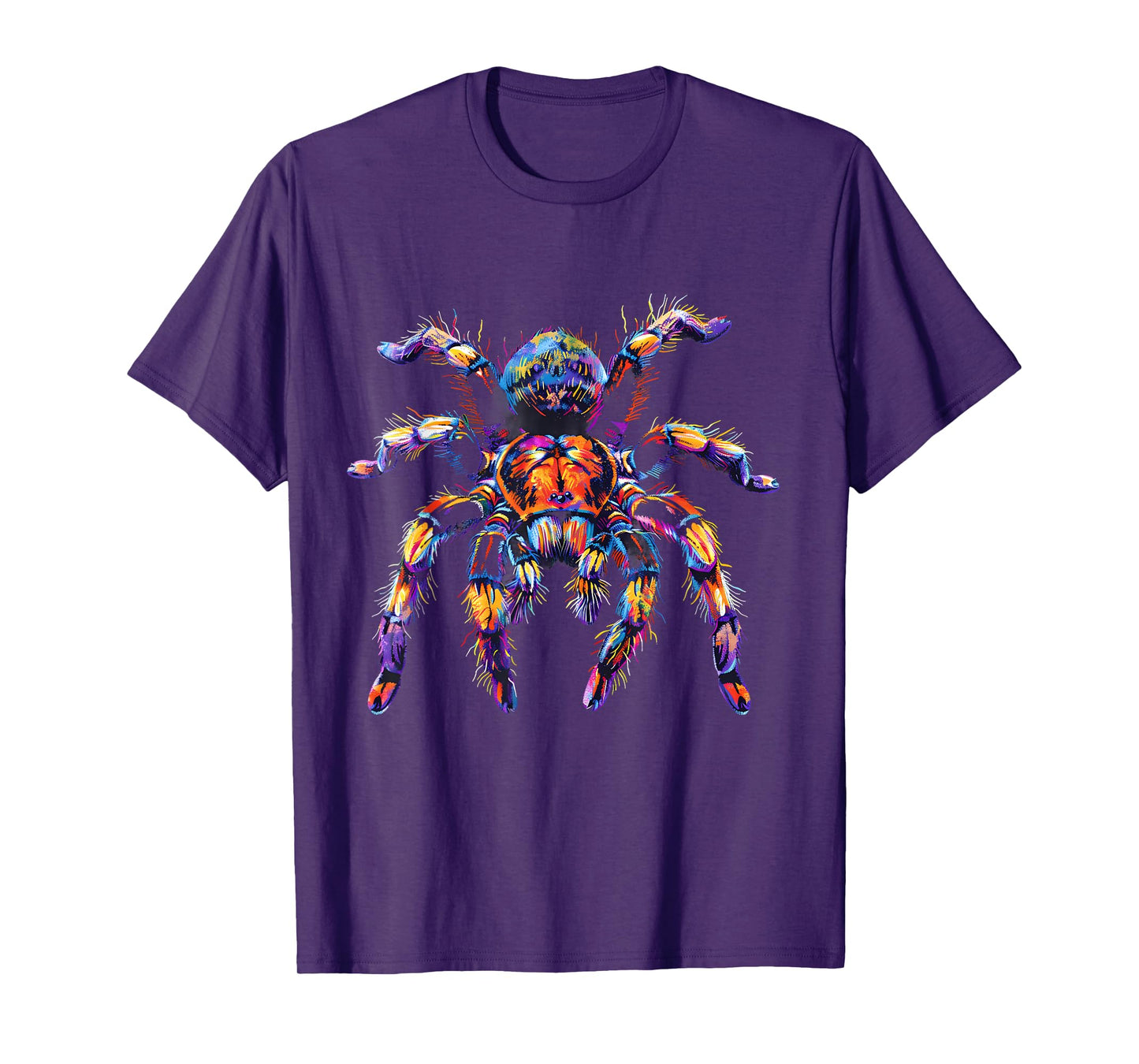 Tarantula Wildlife Artwork Colourful Splash Tarantula Lover T-Shirt