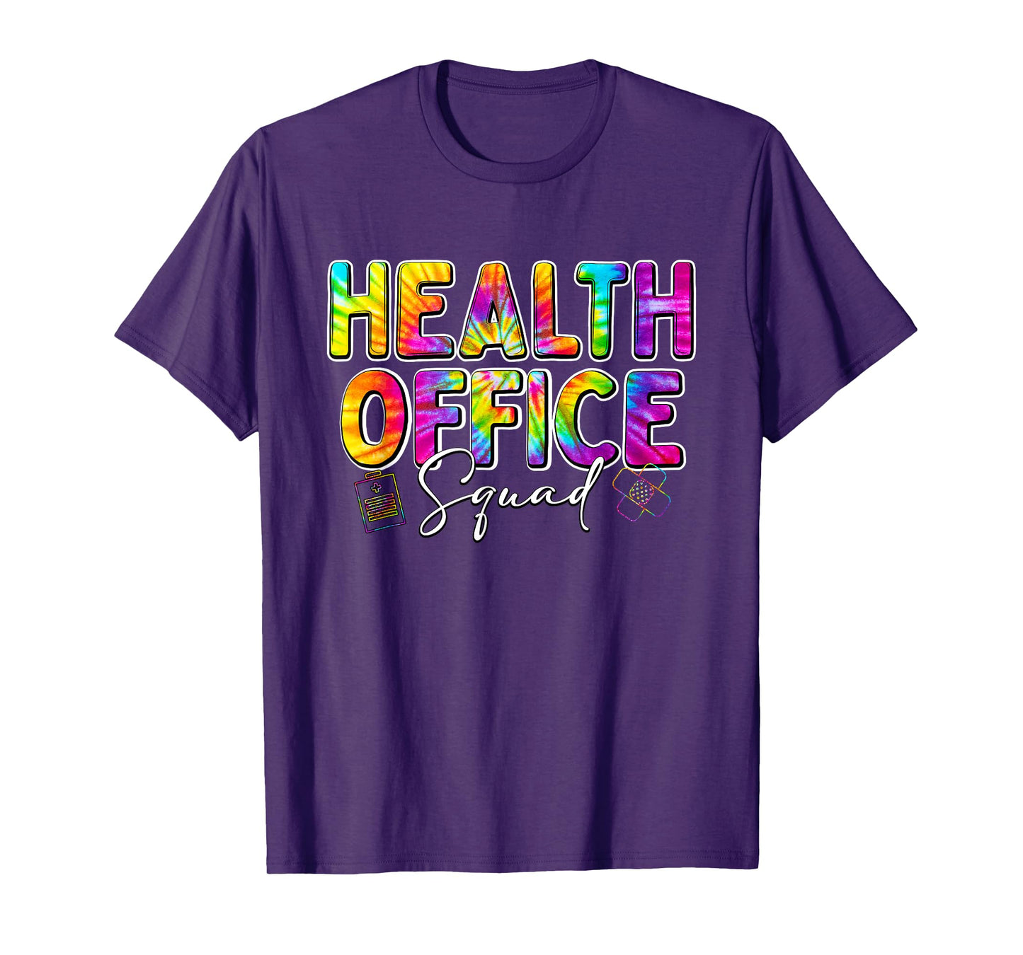 Health Office Squad Tie Dye Back To School Nurse Life T-Shirt