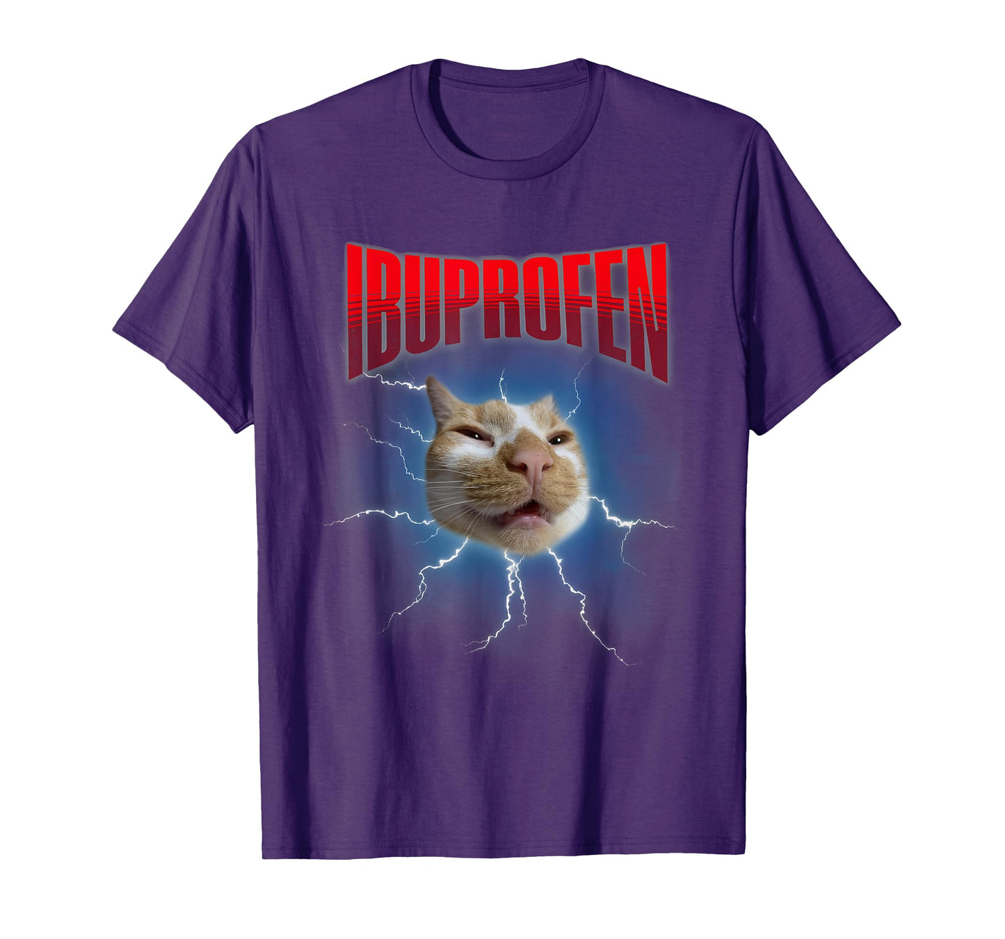 Funny Ibuprofen Cat Hilarious Cat Meme Women Men Kids T-Shirt