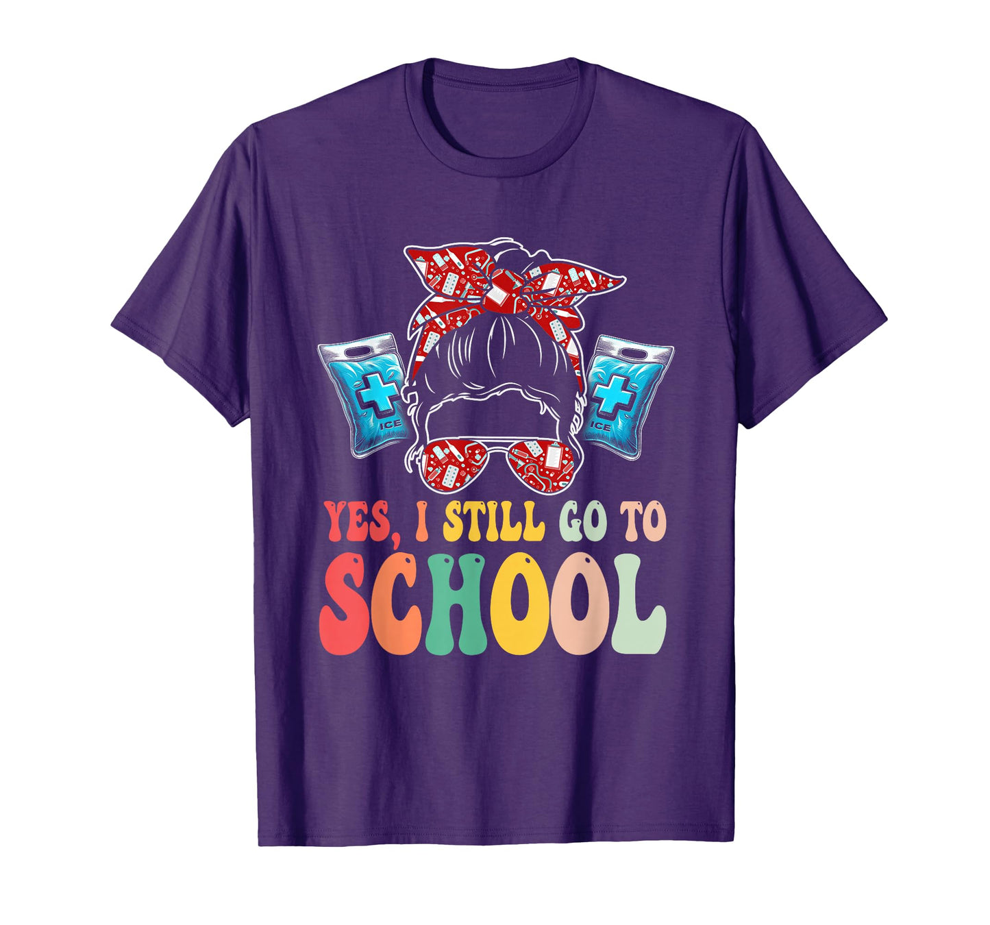 Funny School Nurse School Health Aide T-Shirt
