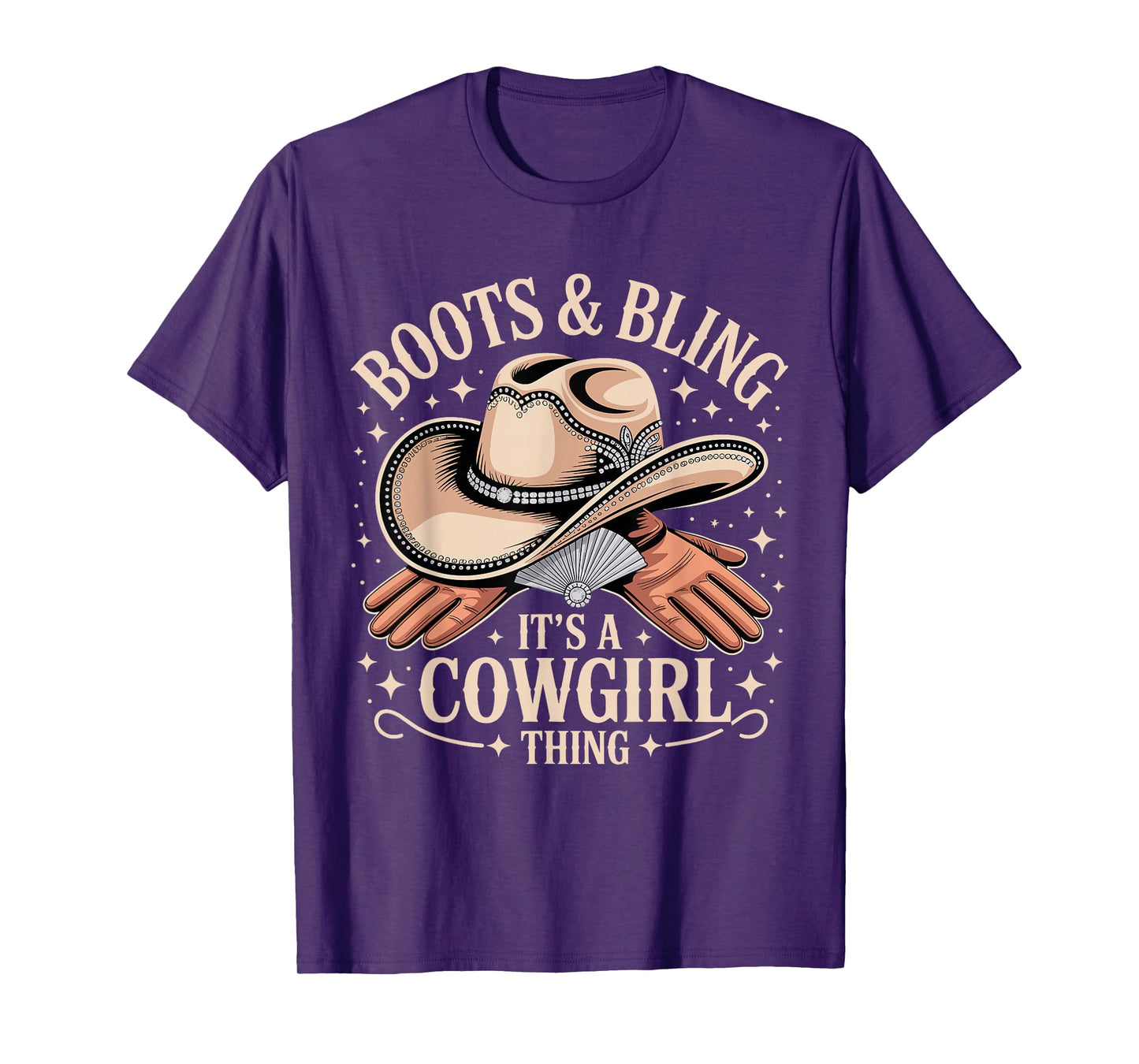 Boots and Bling It's Cowgirl Thing Western Country Melanin T-Shirt