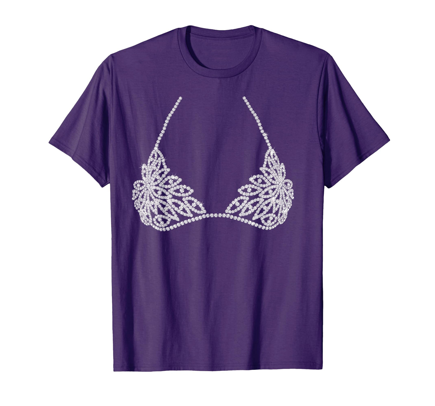 Funny Halloween Orange Bra Design Costume Show Girls T-Shirt