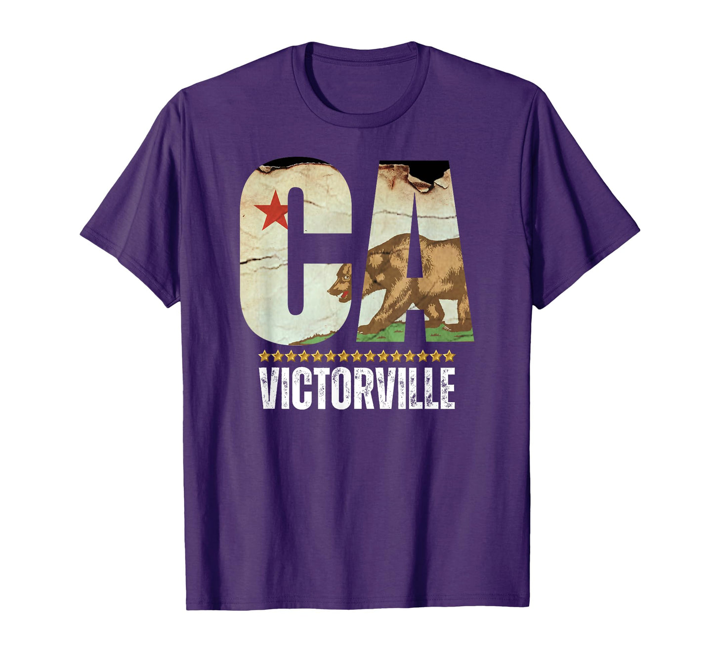 Victorville, California CA, Major USA City, T-Shirt