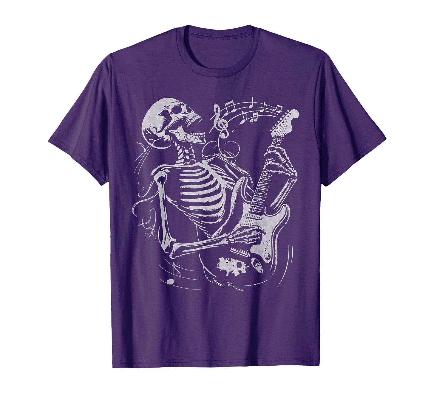 Rock & Roll Skeleton Guitar Playing Guitarist Rockband T-Shirt
