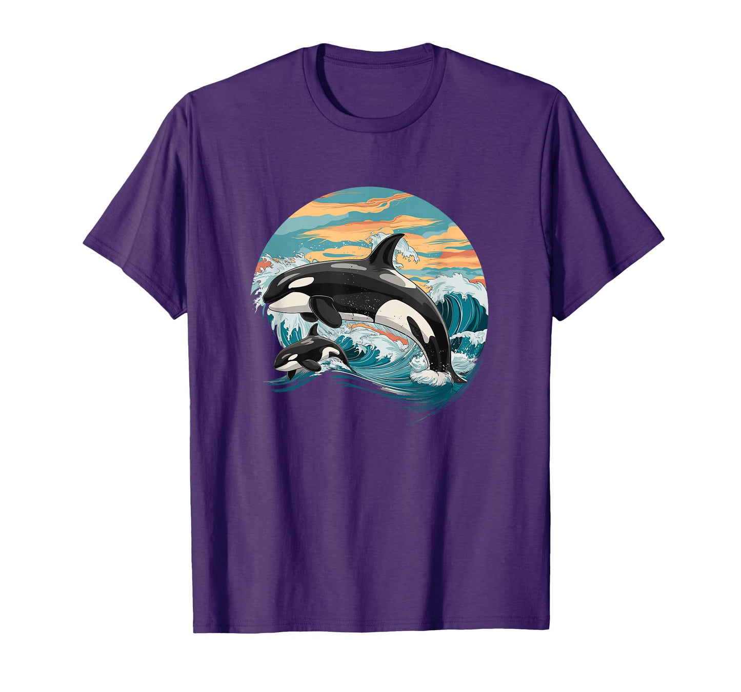 Killer Whale Orca Family T-Shirt