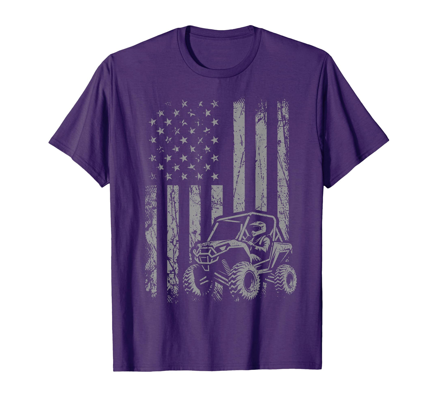 American Flag UTV Side By Side SXS Off Road T-Shirt