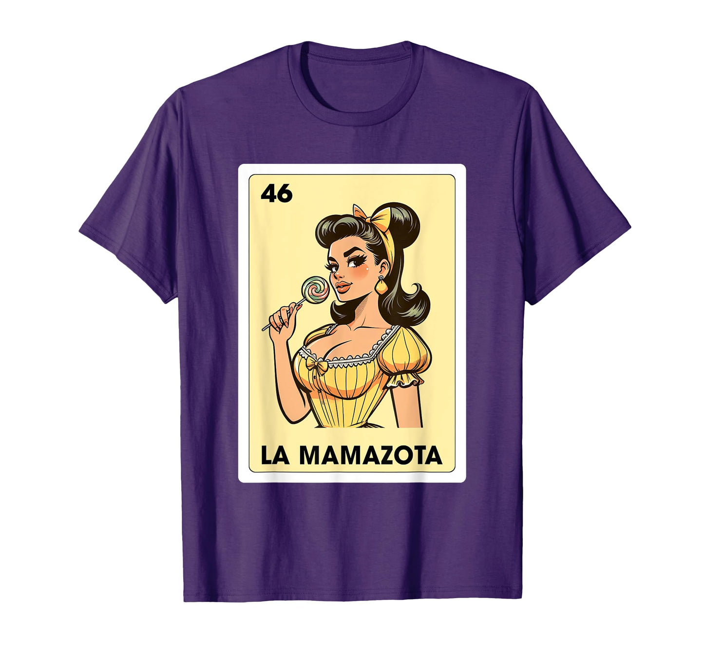 Mexicana Latina Mom Life La Mamazota Mexican Bingo Card T-Shirt