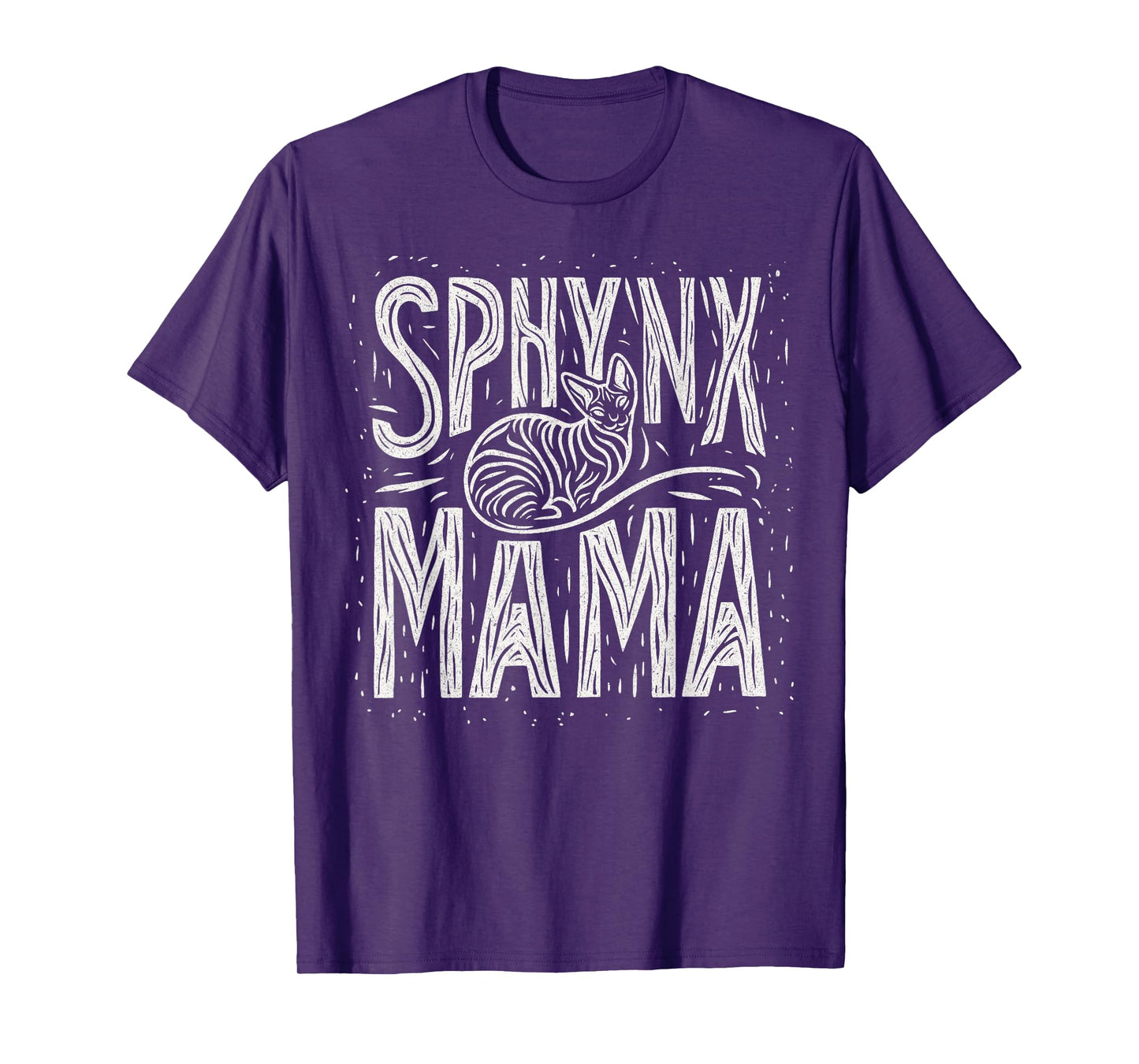 Sphynx Mama Sphynx Mom Cute Hairless Wrinkly Cat Artistic T-Shirt