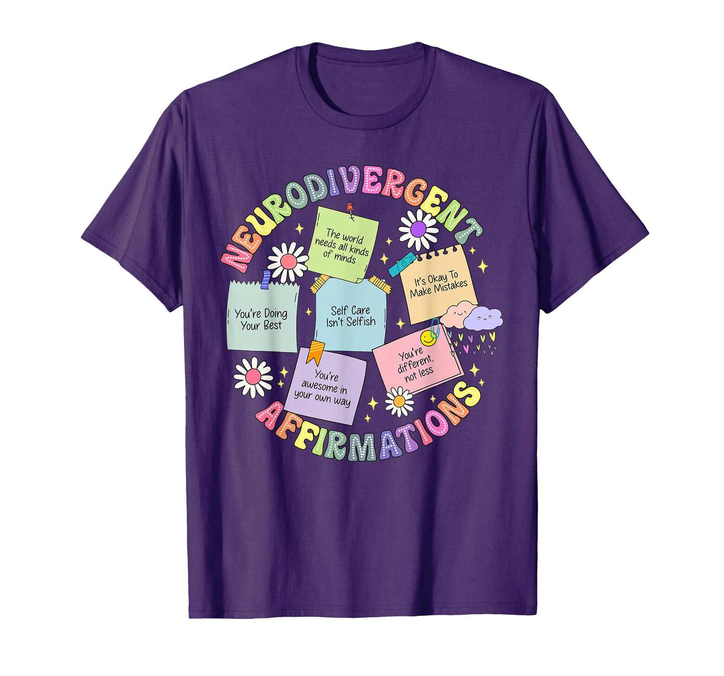 Neurodivergent Affirmations Autism Awareness Understand Love T-Shirt