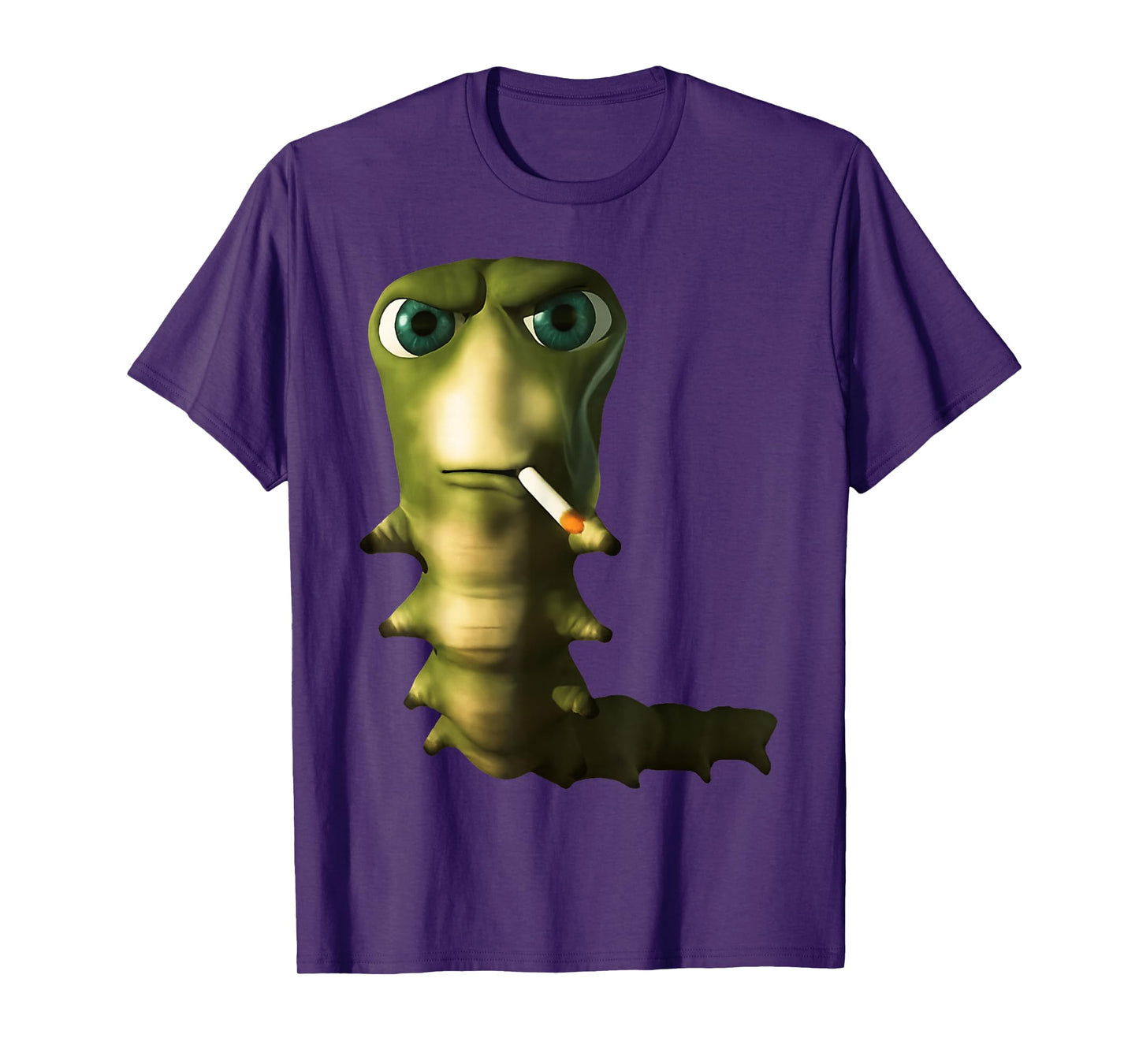Smoking Caterpillar Meme Cartoon Bug Life T-Shirt