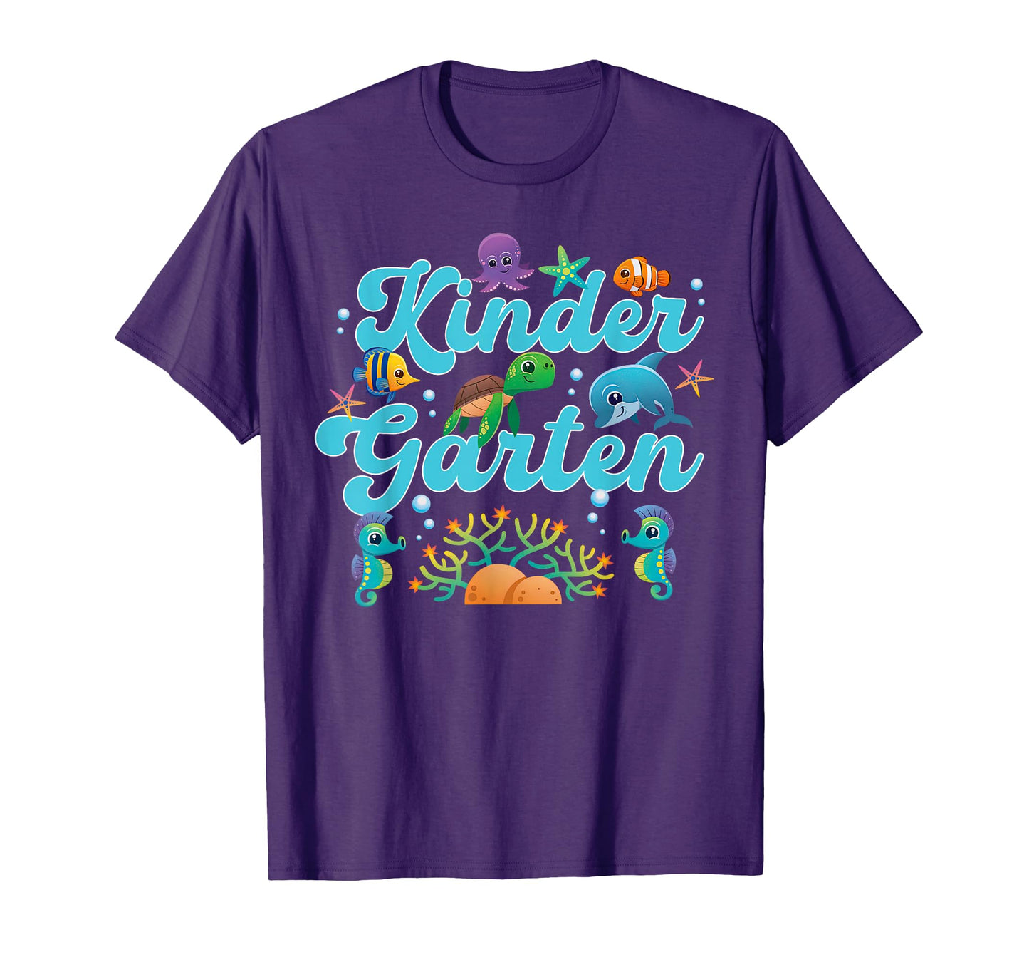 Kindergarten Teacher Sea Life Ocean Animal Lover Teach T-Shirt