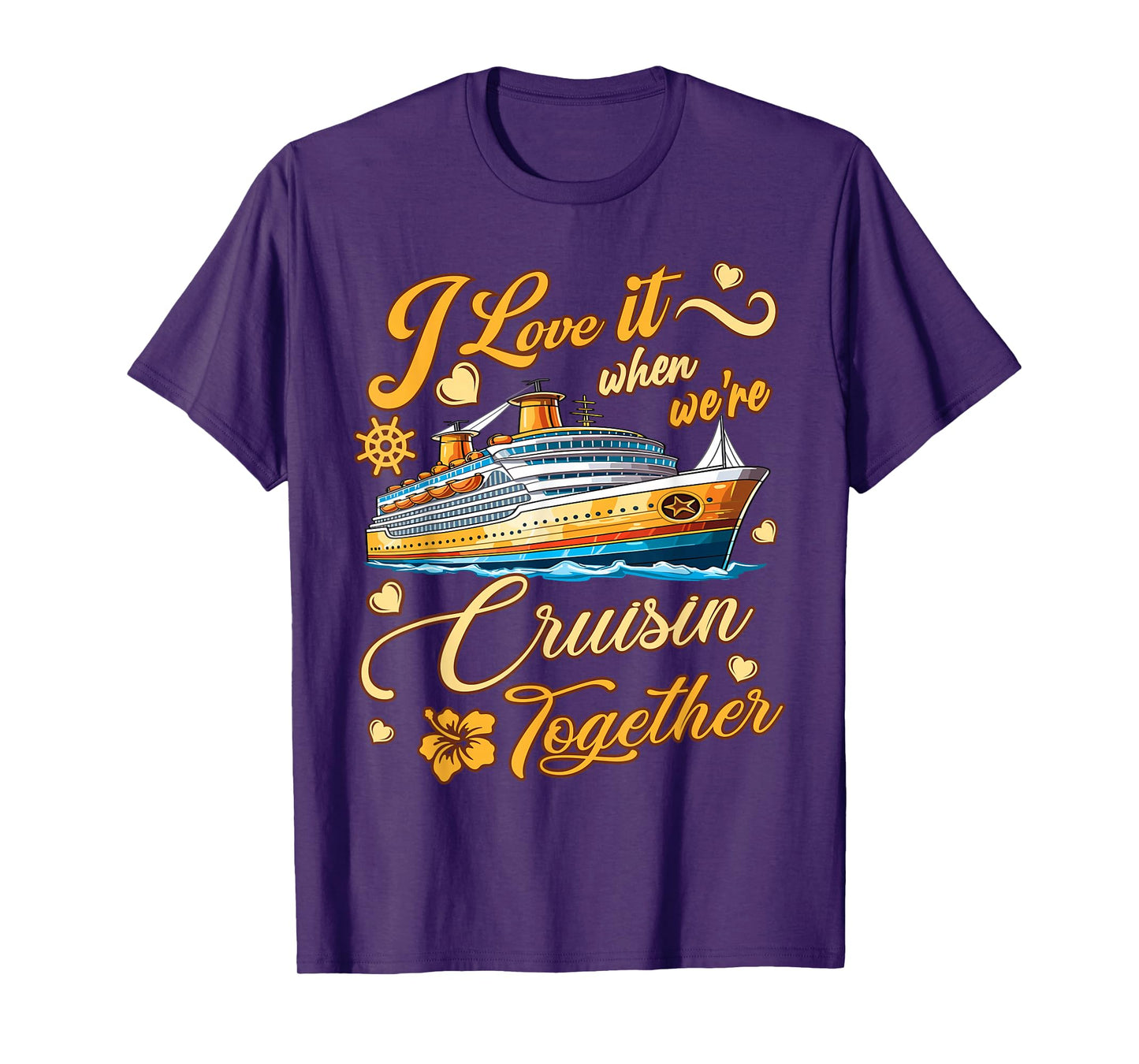 Cruise Ship Husband and Wife Cruising Together T-Shirt
