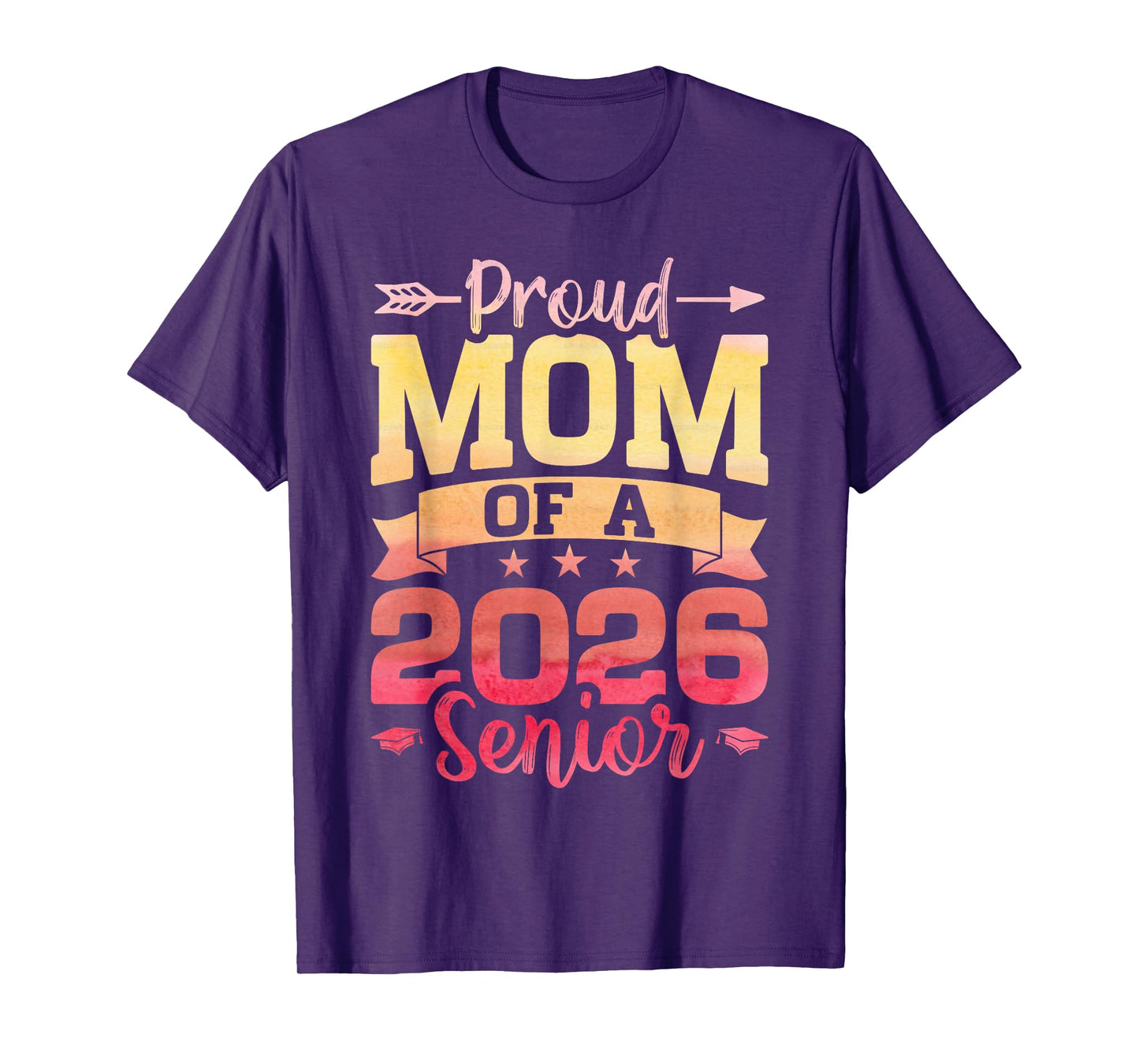 Proud Mom of A Class of 2026 Senior 2026 Graduate Graduation T-Shirt