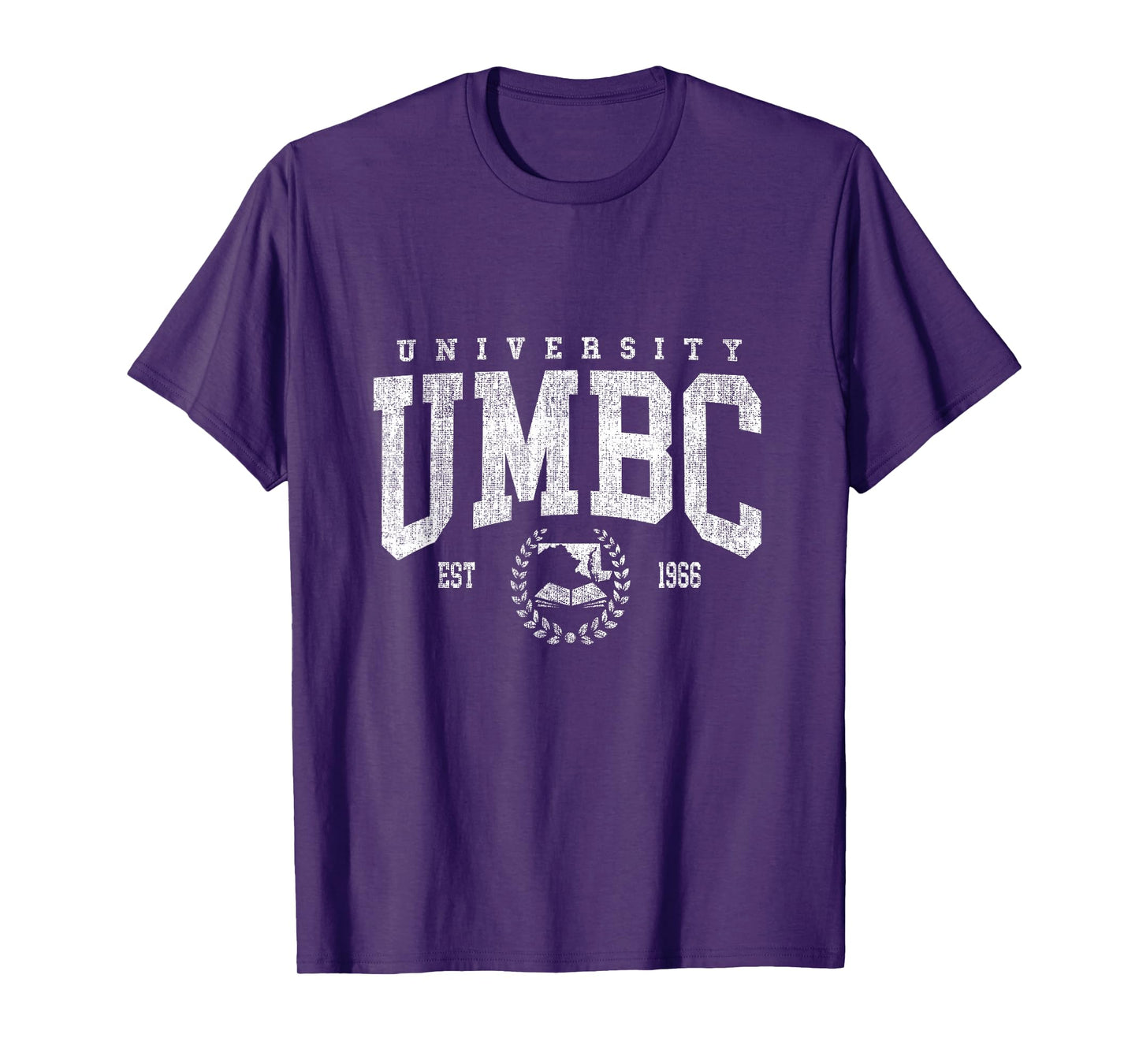 Vintage UMBC Arch Athletic Sports Tee for Men Women T-Shirt