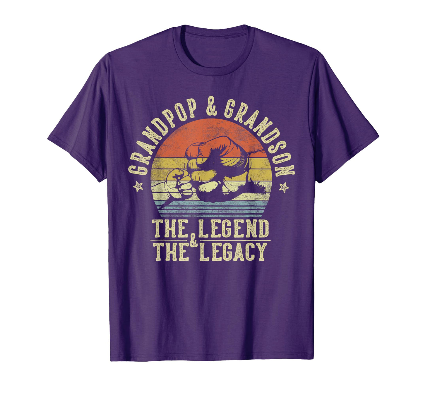 Grandpop & Grandson The Legend & The Legacy Gifts Grandpop T-Shirt