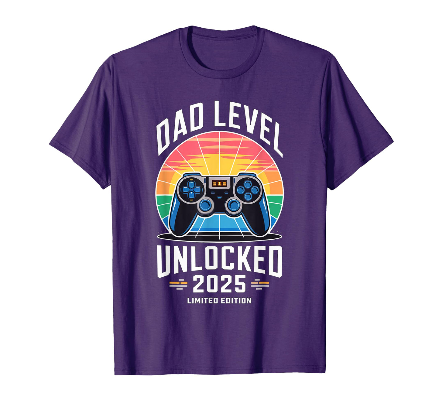 Dad Level Unlocked 2025 Limited Edition Gamer Dad Design T-Shirt