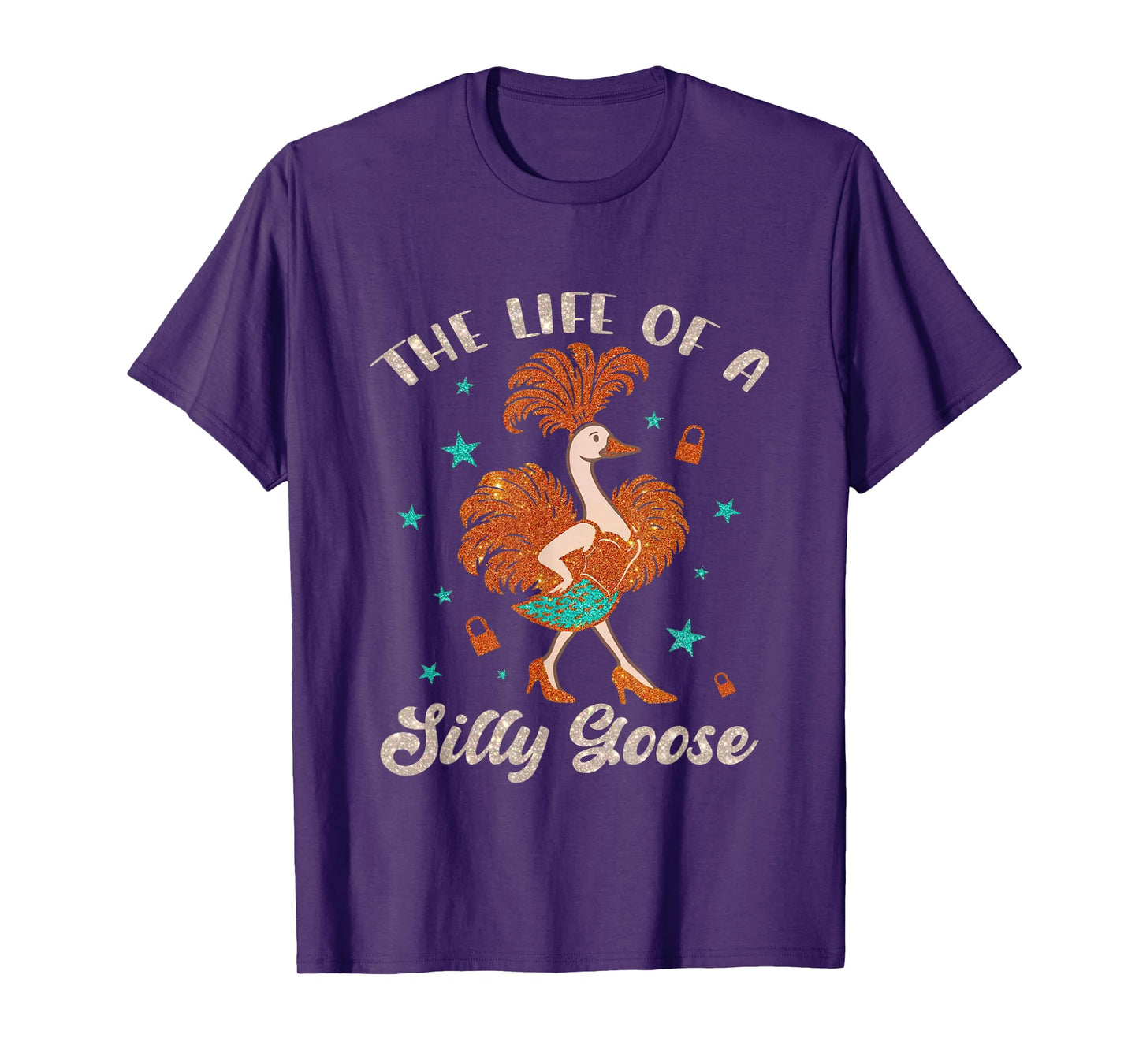 The Life of A Silly-Goose Funny Trendy Meme Show Girl T-Shirt
