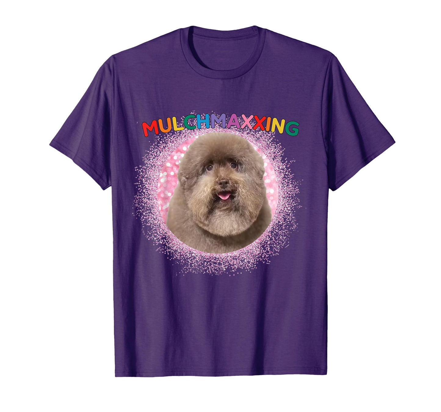 Mulch Gang 4 Life MulchMaxxing Puppy Dog Meme For Dog Lovers Men Women Kids T-Shirt