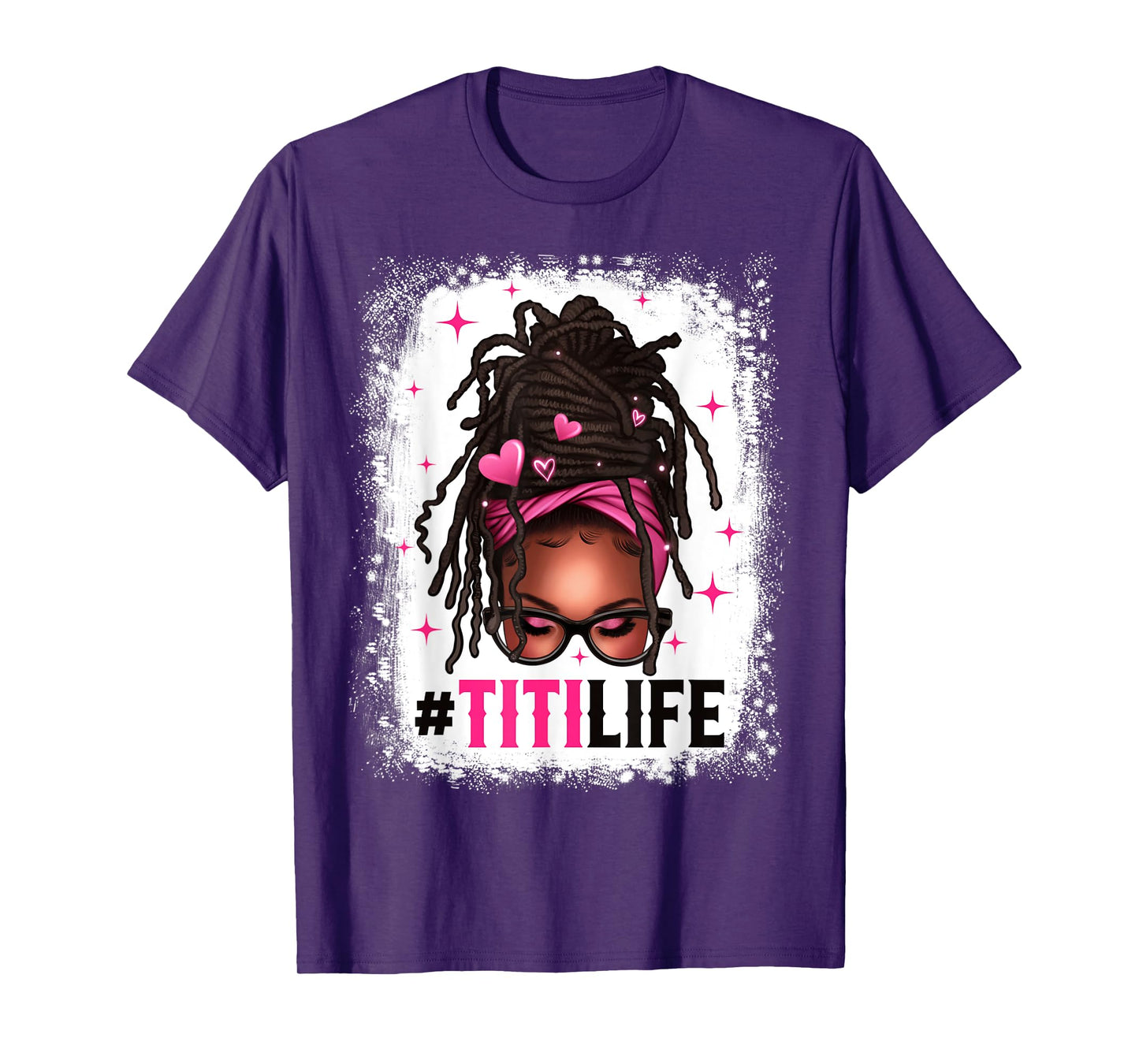 Titi Life African American Loc'd Black Women Mother's Day T-Shirt