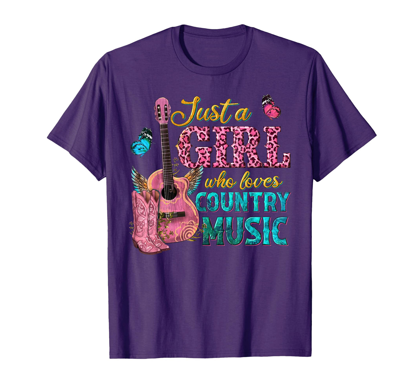 Just A Girl Who Loves Country Music T-Shirt
