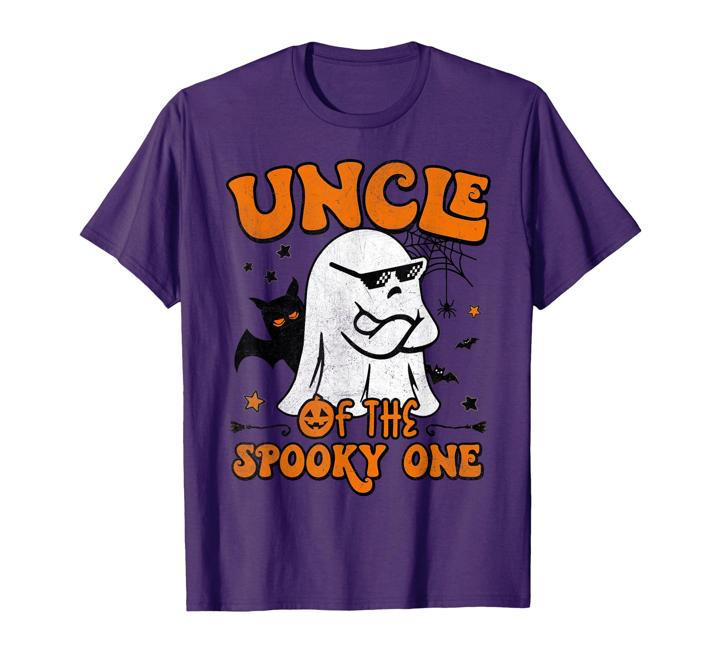 Uncle of the Spooky One Retro Matching Family Halloween T-Shirt