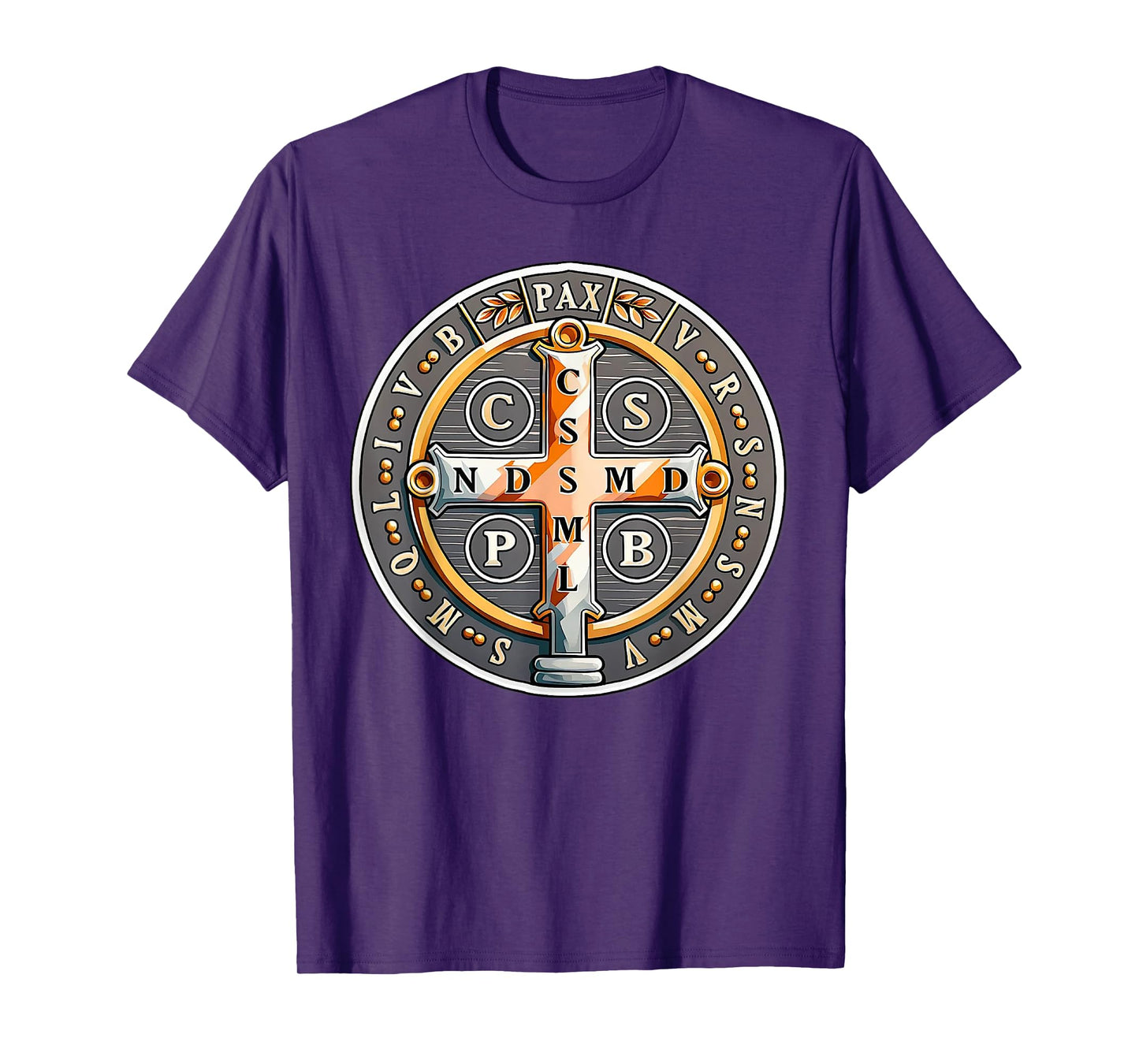 Catholic Saint Benedict Medal T-Shirt