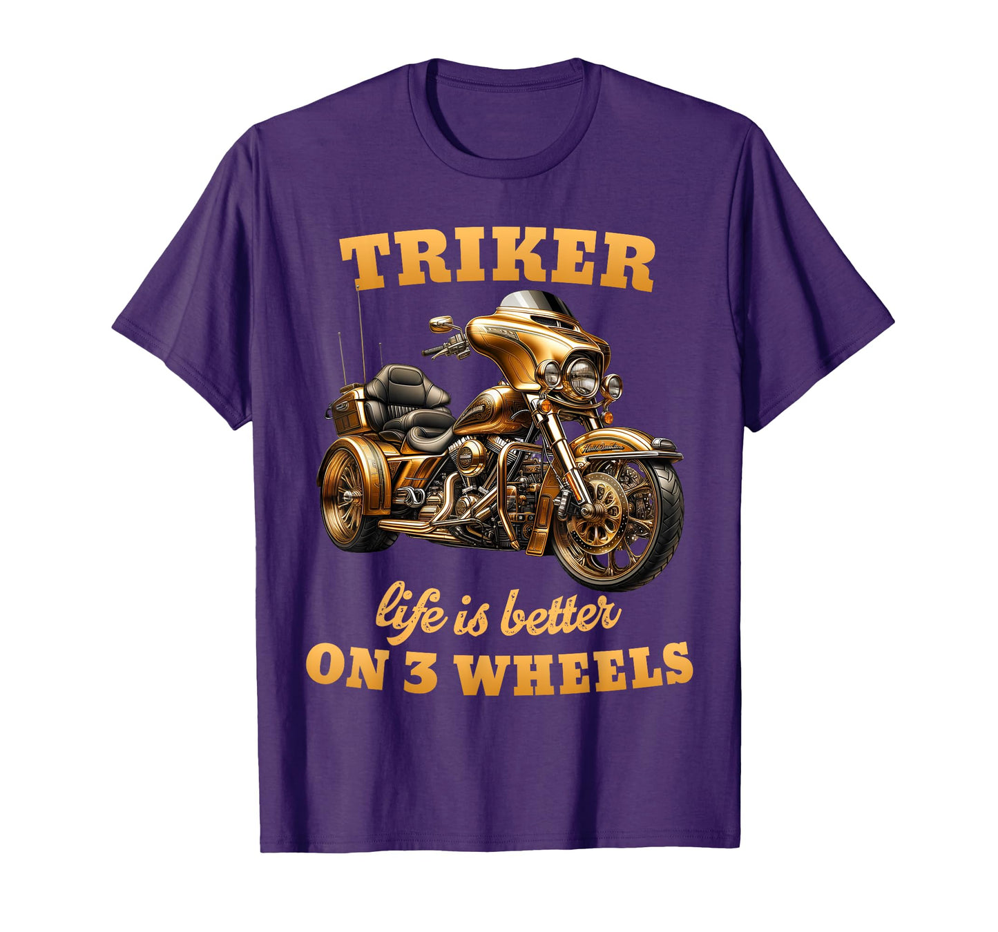 Trike Life Motorcycle trike Grandpa Three-wheeled Trike Dad T-Shirt