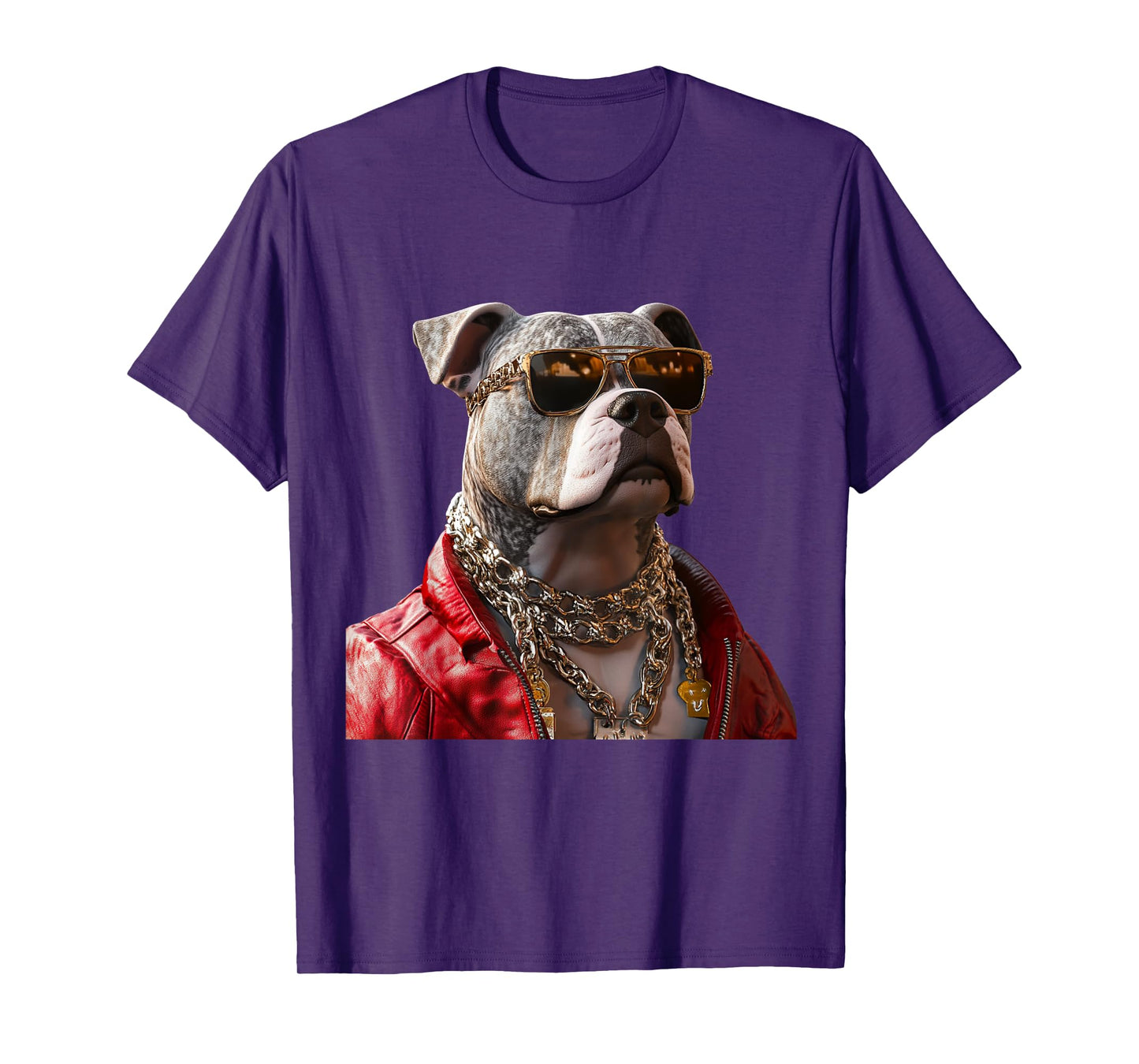 Thug Gangster Life Dog For Hip Hop Fans & dog Meme lovers T-Shirt