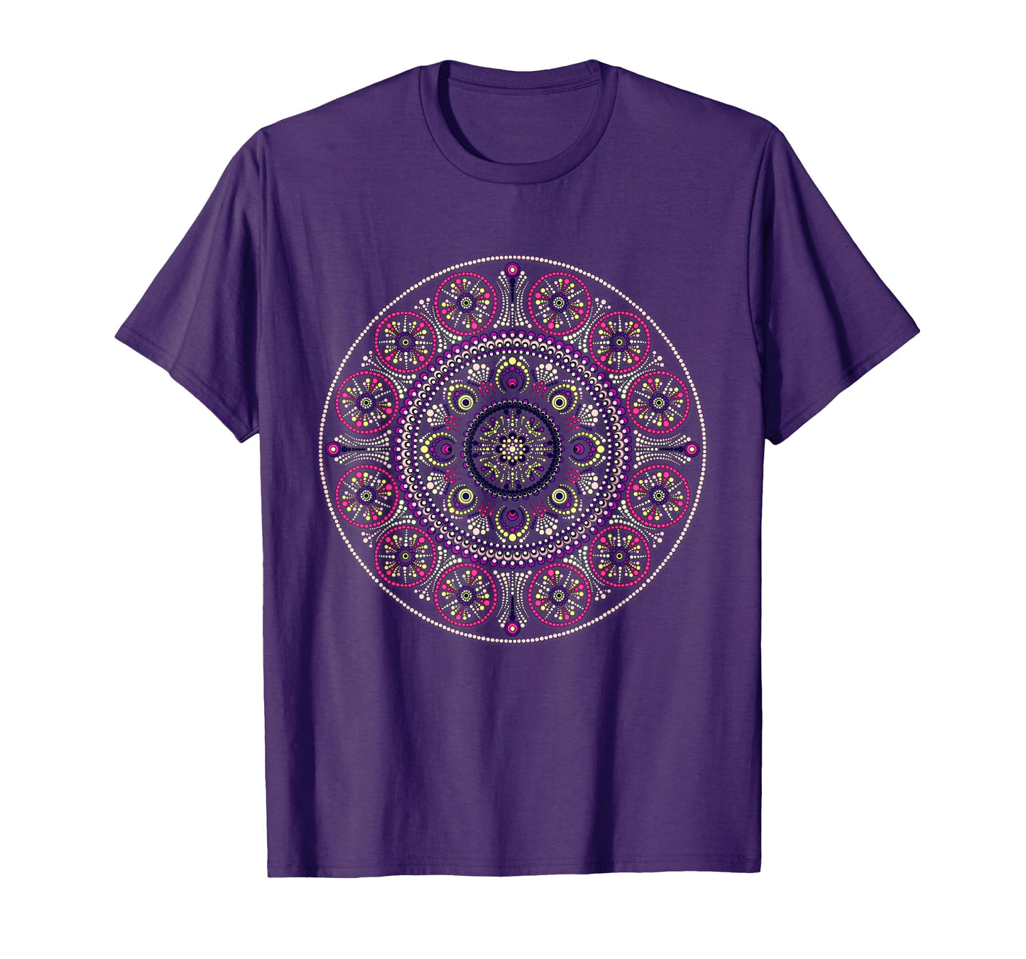 Psychedelic Sacred Geometry Design Mandala Chakra Love Art T-Shirt