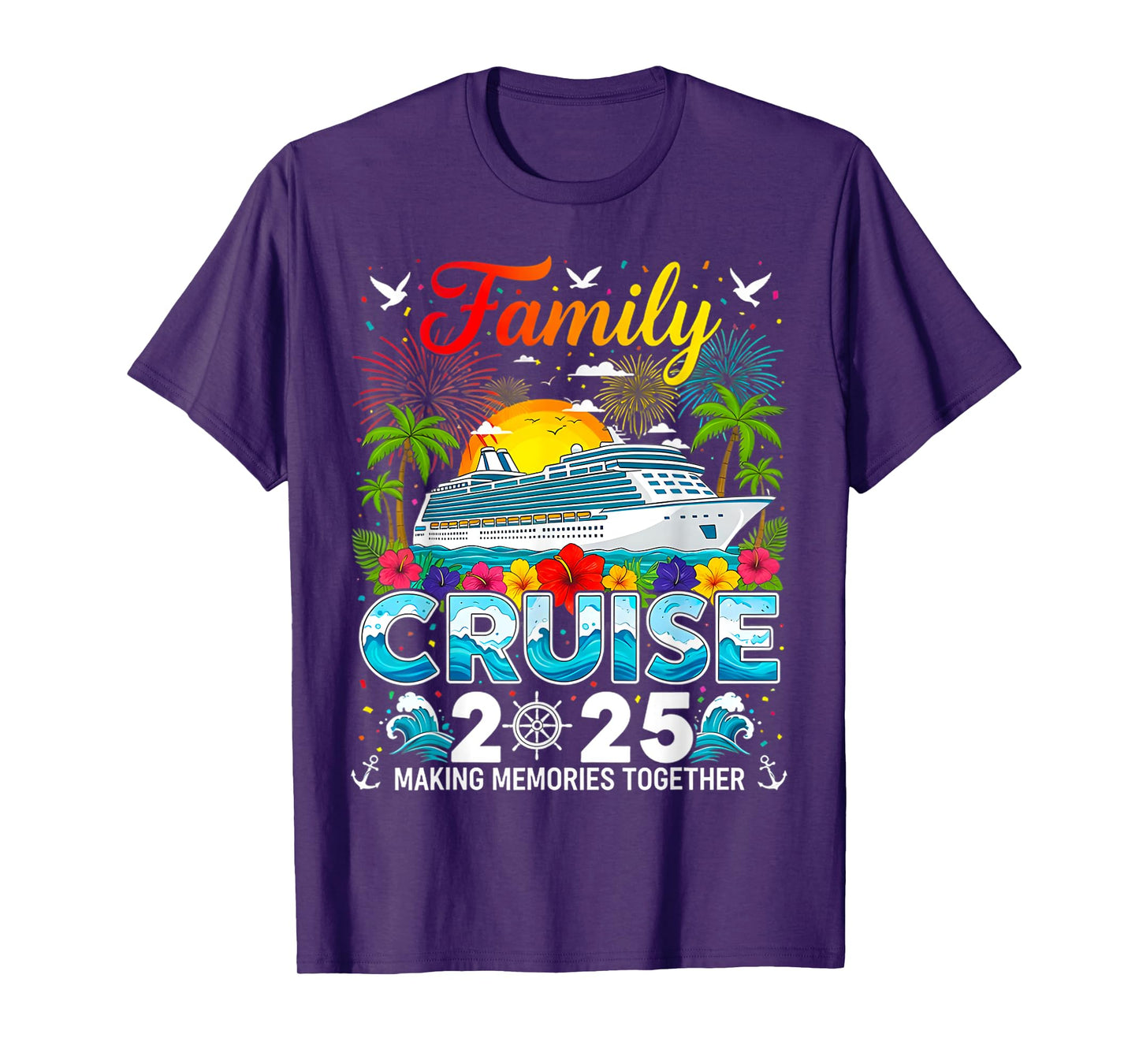 Family Cruise 2025 Vacation Trip Family Matching Cruise Ship T-Shirt