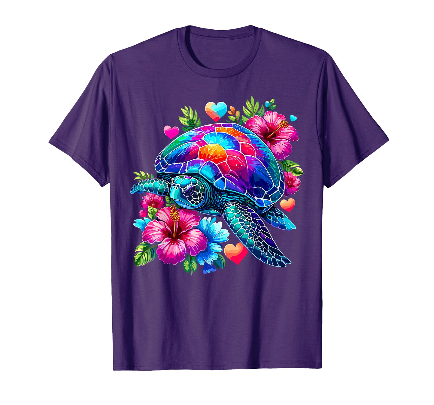 Hawaiian Sea Turtle Hawaii Vacation Beach Summer T-Shirt
