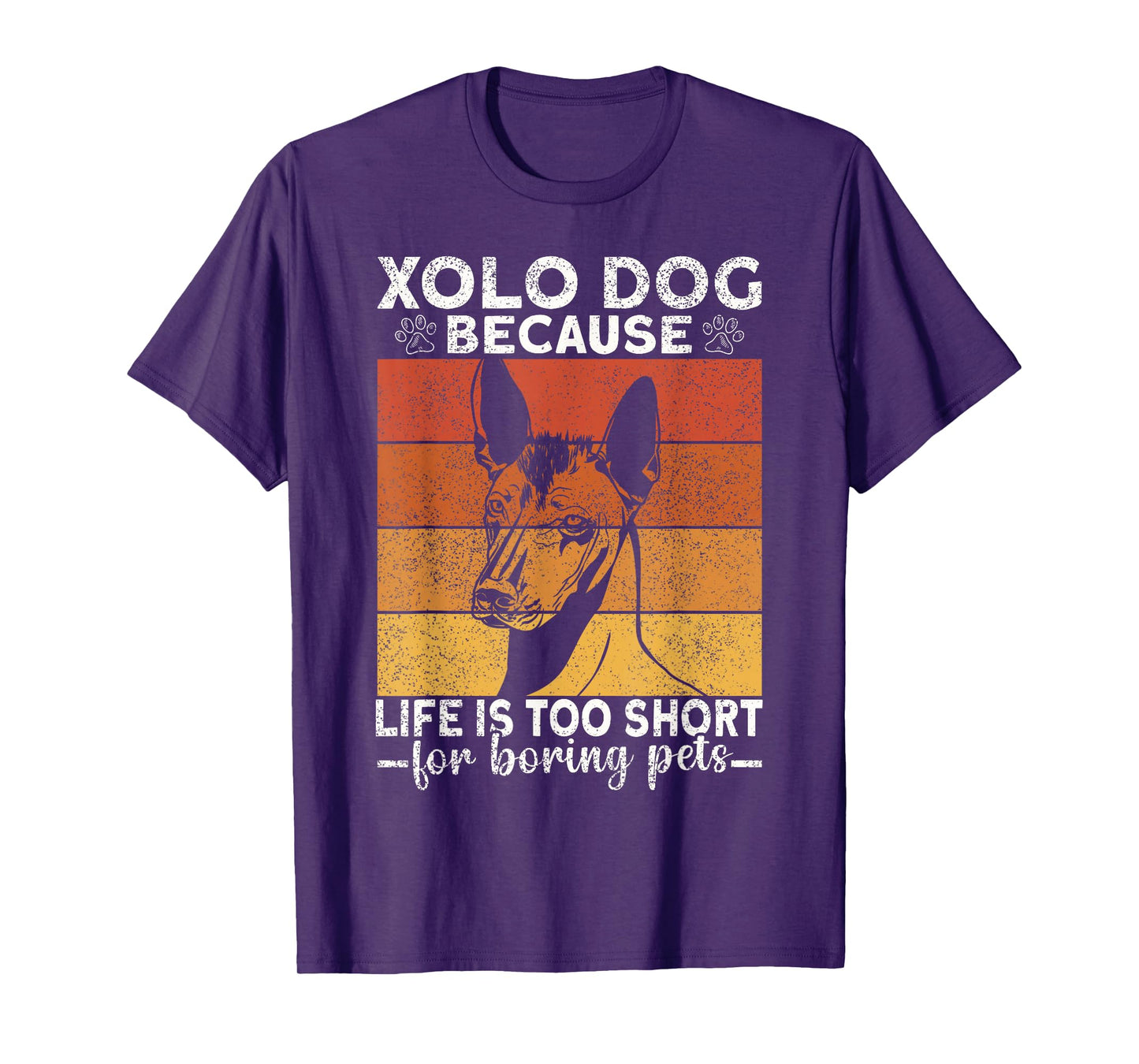 Xolo Dog Mexican Hairless Coated Lover Puppy Xoloitzcuintli T-Shirt