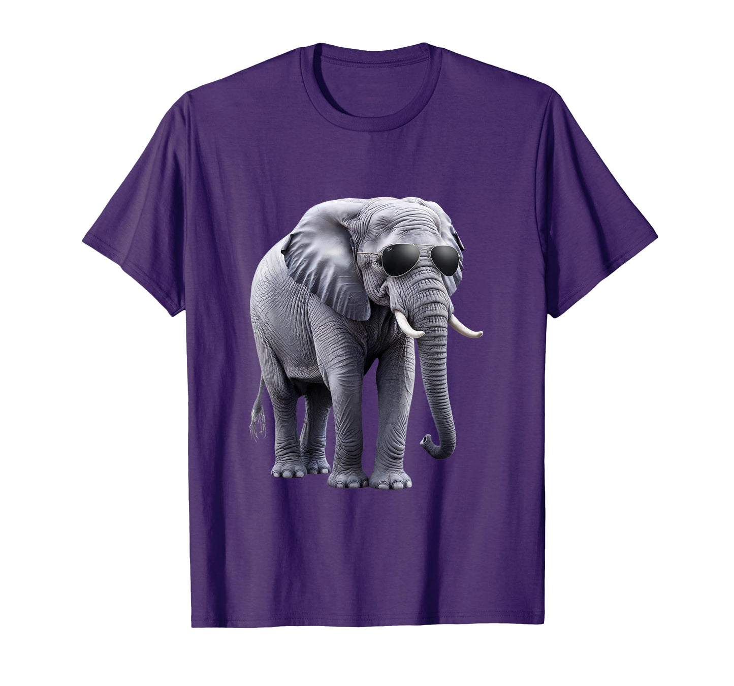 Cool Elephant with Sunglasses - Funny Design T-Shirt